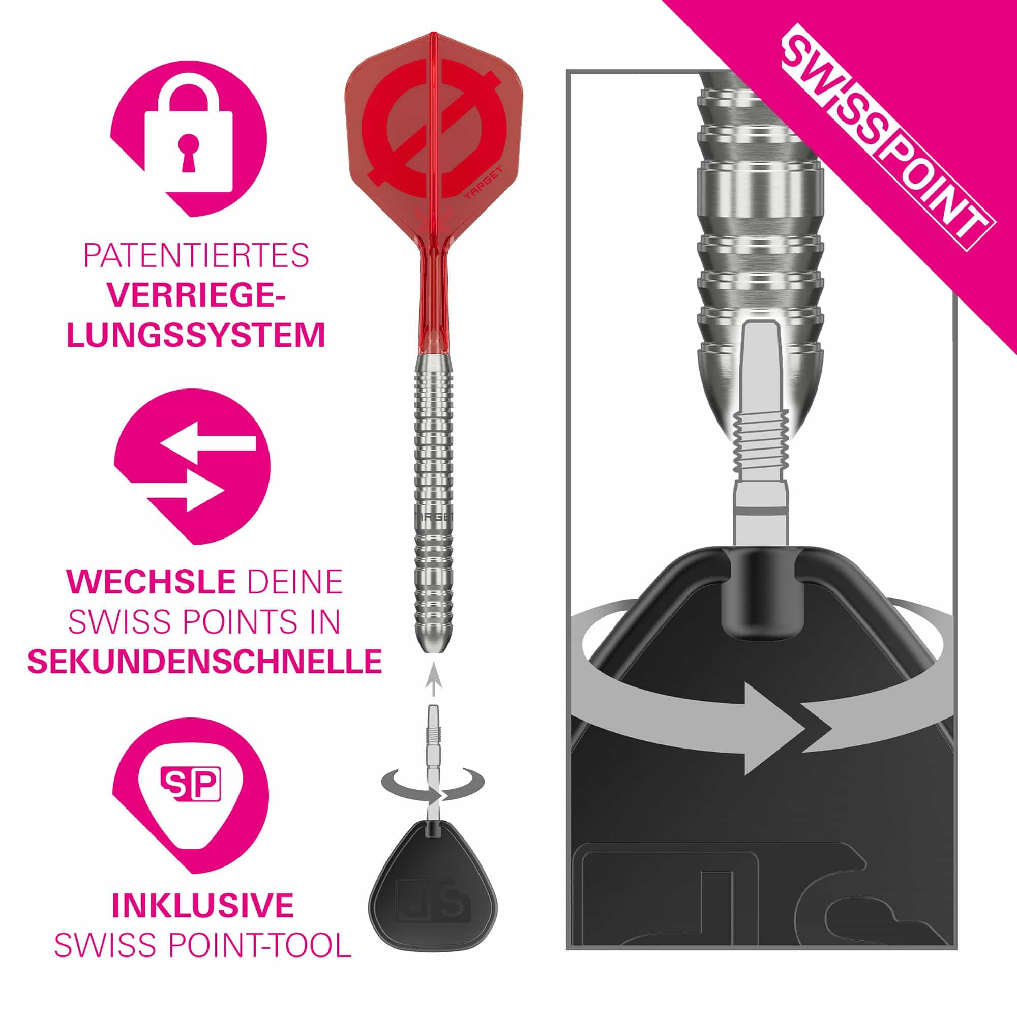 Target Group O 03 Swiss Points Steeldarts
