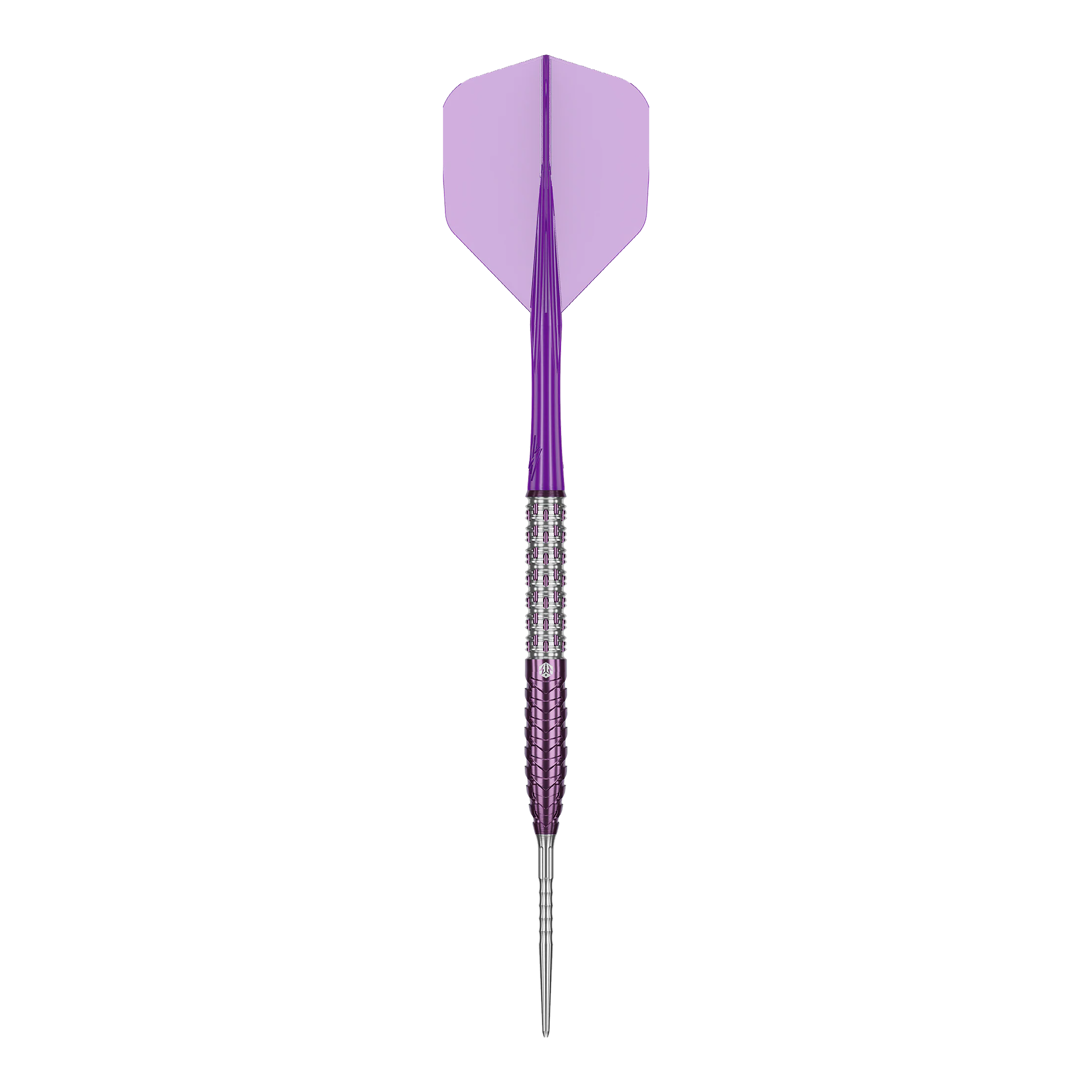 Abgebildet sind die Caliburn Awakening E.T. Steeldarts aus einer anderen Perspektive. Die Besonderheiten des Steeldarts sind sichtbar.