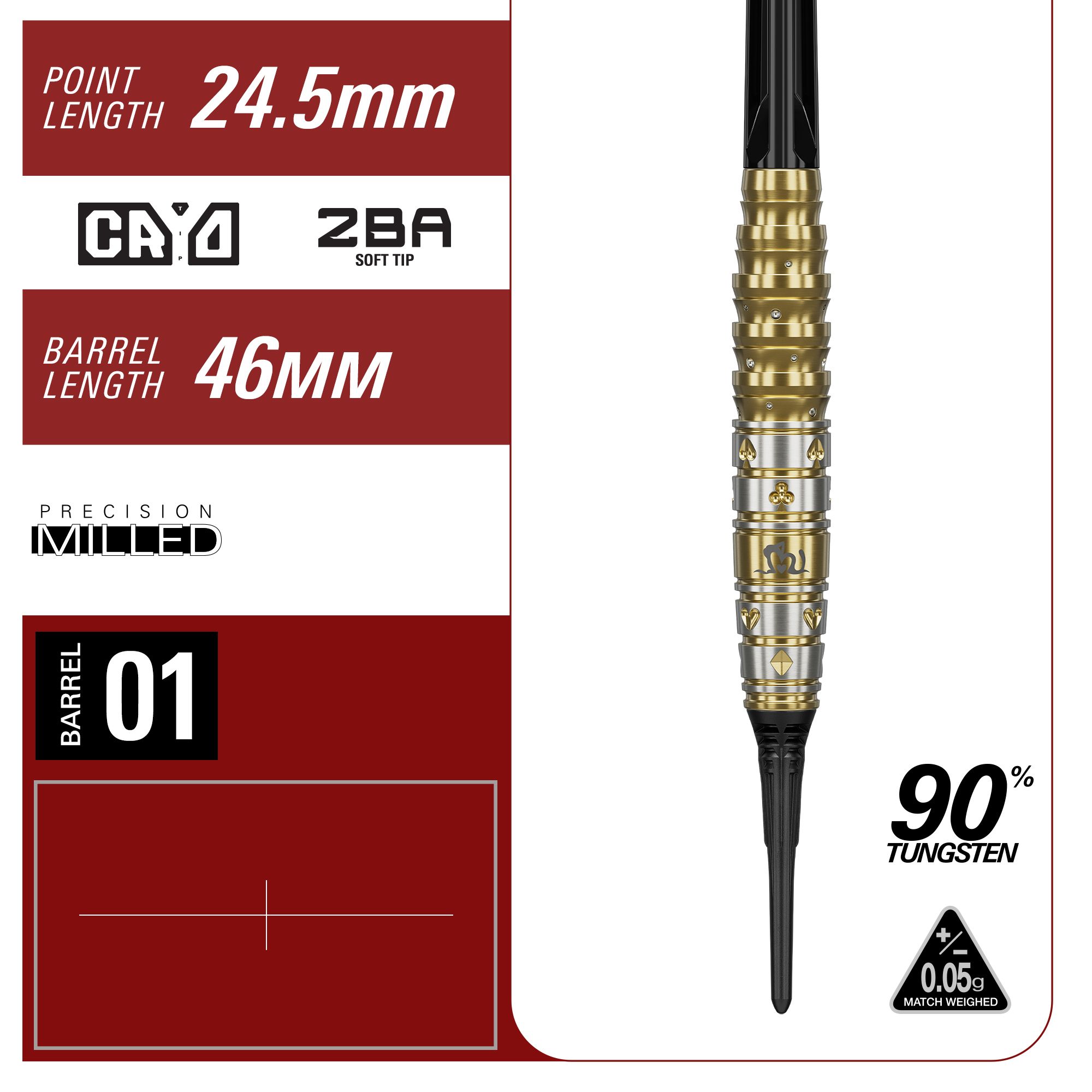 Target Japan Prime Series Mayuko Morita Mayo GEN7.5 Softdarts - 20g Zu sehen sind die Target Japan Prime Series Mayuko Morita Mayo GEN7.5 Softdarts in der 20g Ausführung. Sie bestechen durch ihr modernes Design und ihre Präzision.