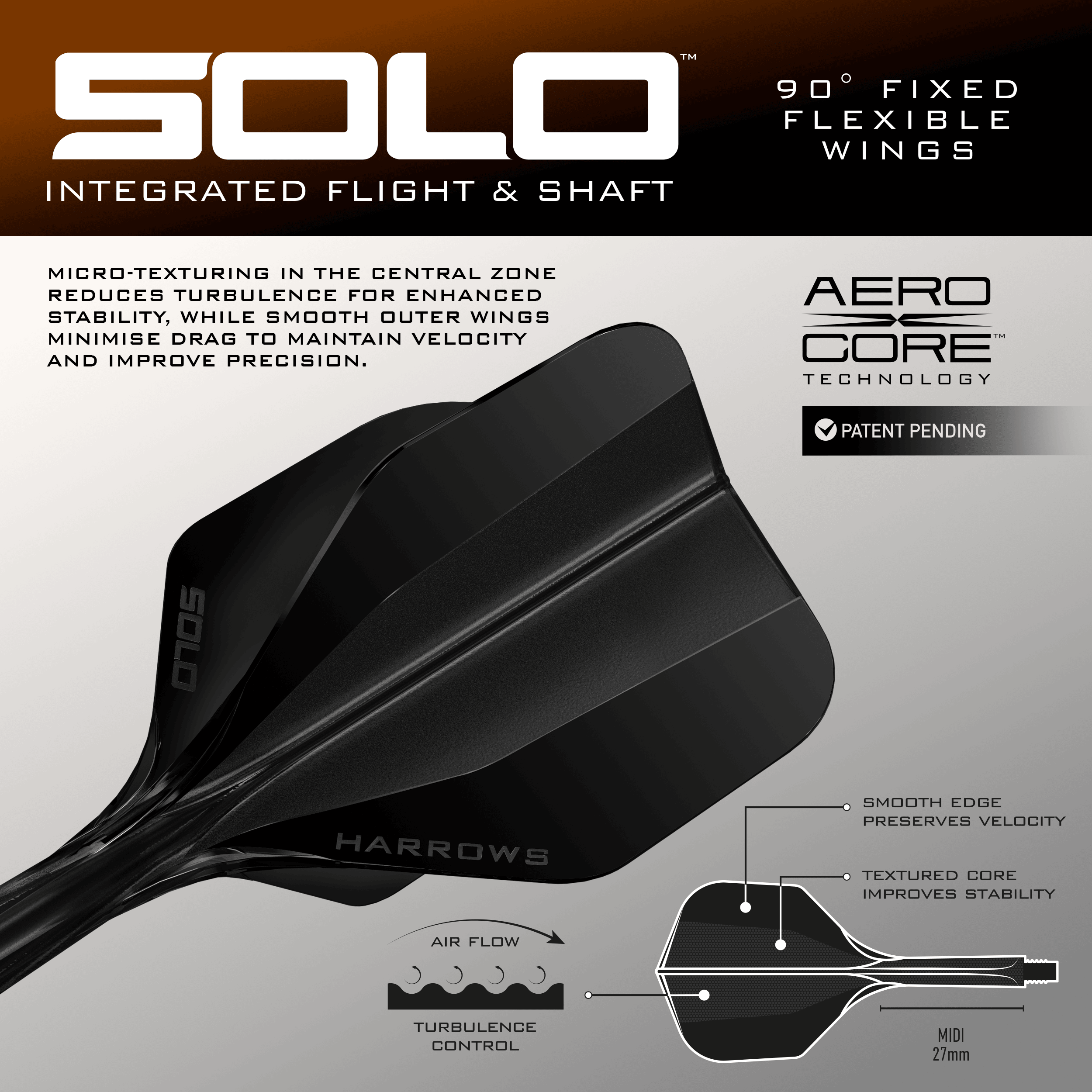 Harrows Wolfram Trinity Softdarts Abbildung der Harrows Wolfram Trinity Softdarts. Diese Softdarts sind für präzises Dartspiel entworfen.