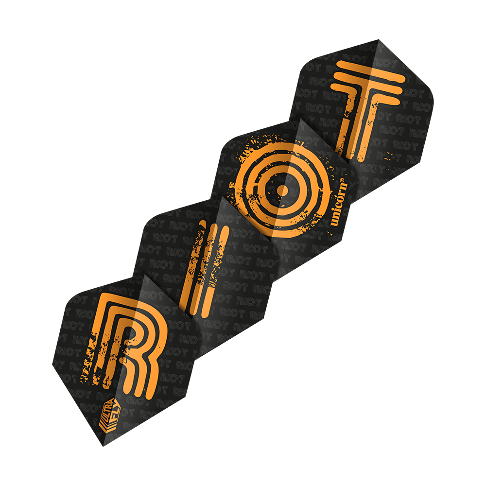 Unicorn Ultrafly 100 RIOT Orange Plus 4-Motiv-Flights