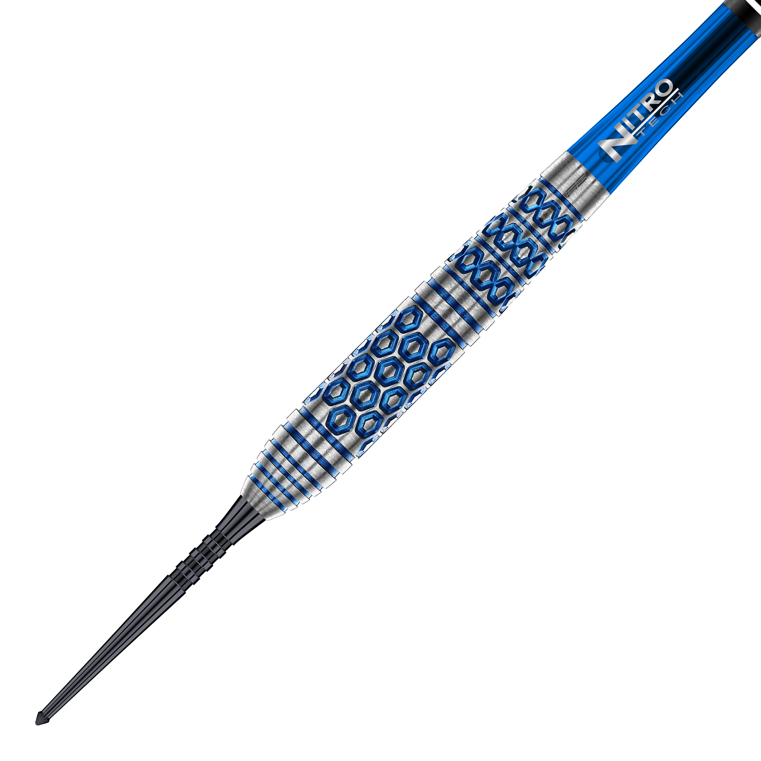 Abgebildet ist das Produkt Red Dragon Luke Humphries TX5 Steeldarts. Das Bild zeigt die Steeldarts aus einer bestimmten Perspektive.