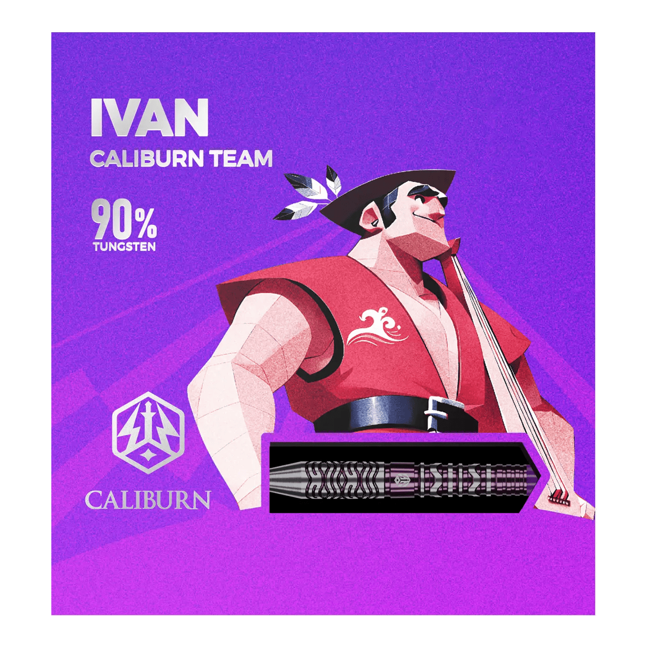 Caliburn Awakening Ivan Steeldarts Zu sehen sind die Caliburn Awakening Ivan Steeldarts. Diese Steeldarts sind bekannt für ihre Präzision.
