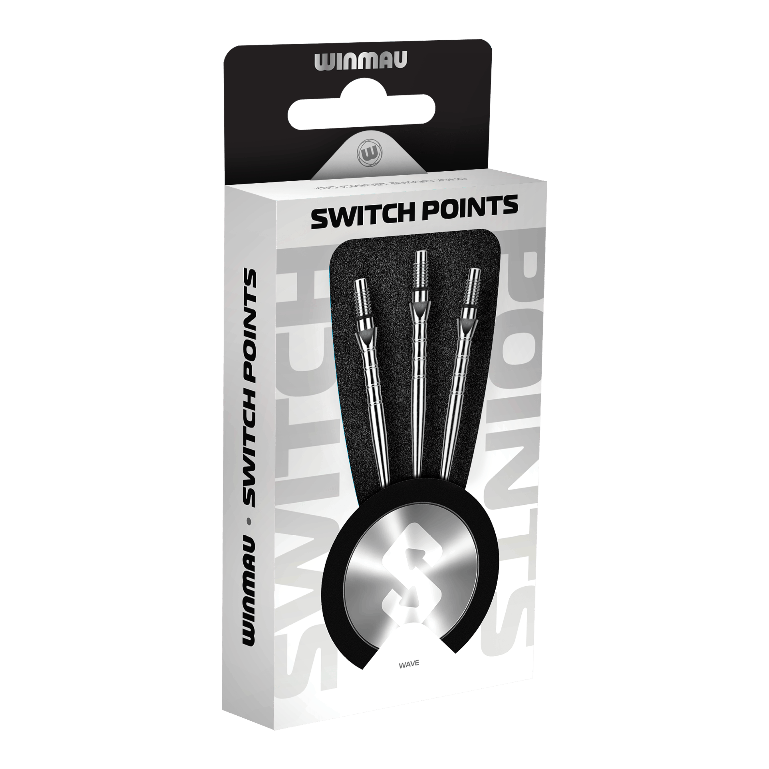 Winmau Switch Point Wave Steeldartspitzen - Silver Effect Abgebildet sind die Winmau Switch Point Wave Steeldartspitzen im Silver Effect. Die Spitze ist für Dartpfeile geeignet und sorgt für einen besonderen Look.