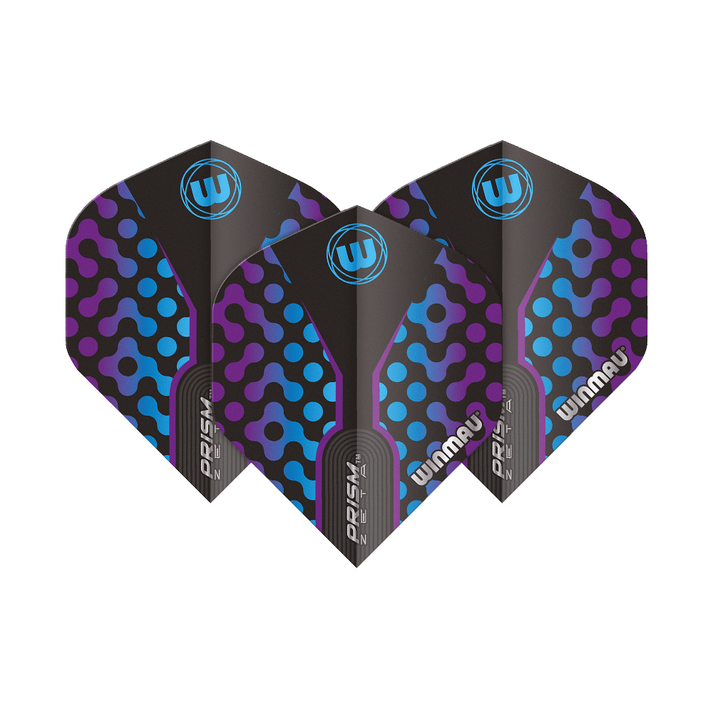 Winmau Prism Zeta PurpleBlue Standard Flights