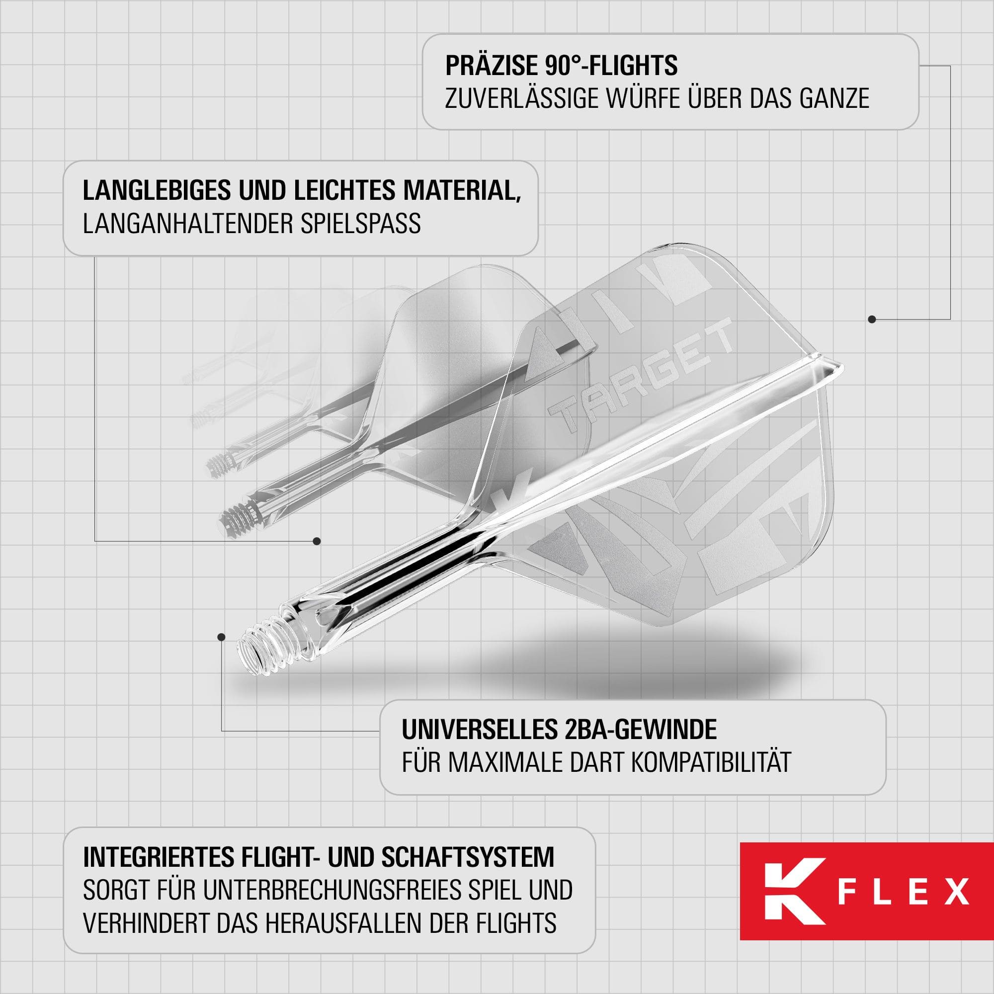 Target K-Flex Clear No2 Standard Flights
