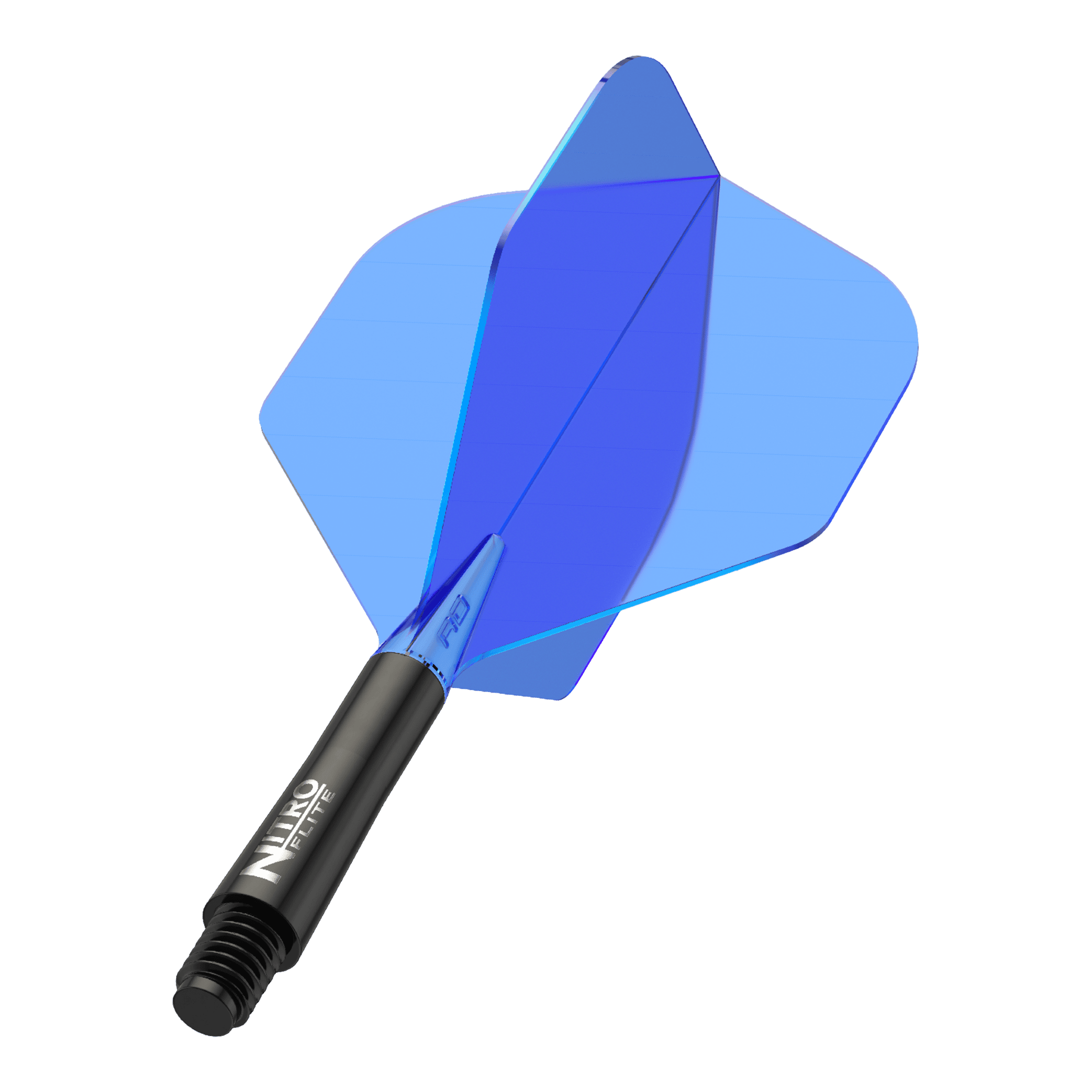 Red Dragon Nitroflite - Black Shaft Blue No2 Flights