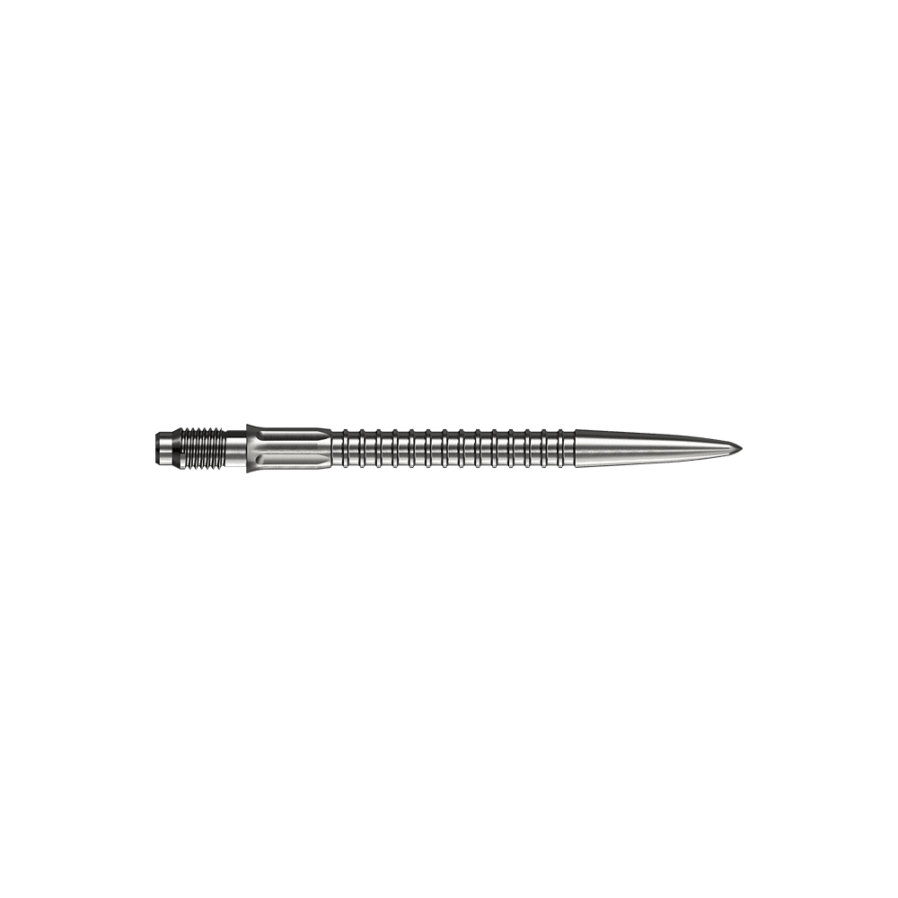 Mission R2.5 Rapid Point GV1 Dartspitzen - Silber Das Bild zeigt Mission R25 Rapid Point GV1 Dartspitzen in Silber, 30mm. Hier handelt es sich um Ersatzspitzen für Darts.