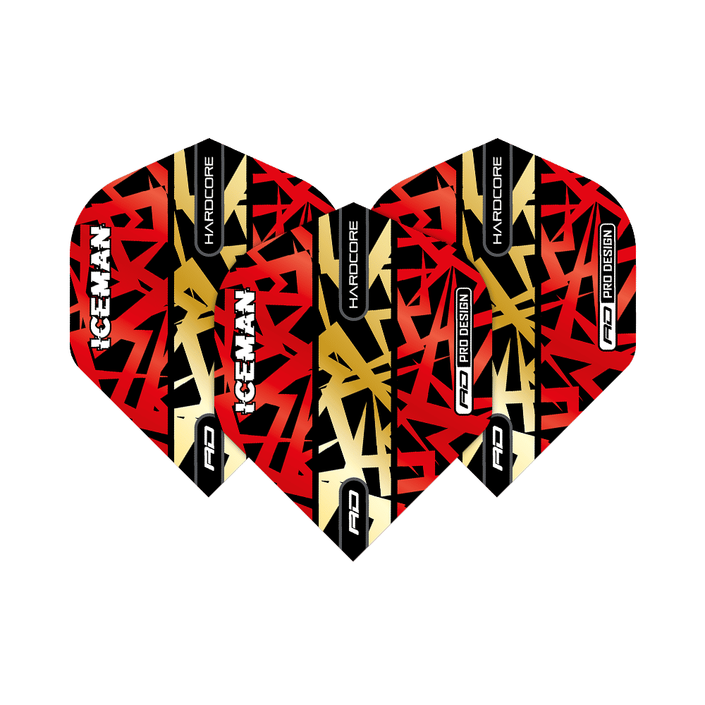 Red Dragon Hardcore Gerwyn Price Red Gold Premium Standard Flights