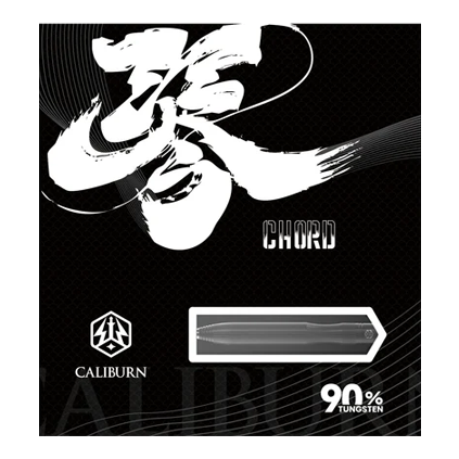 Caliburn Chord C1 Steeldarts - 21,5g Abgebildet ist der Caliburn Chord C1 Steeldart mit 21,5g. Der Dartpfeil liegt auf einem neutralen Hintergrund.