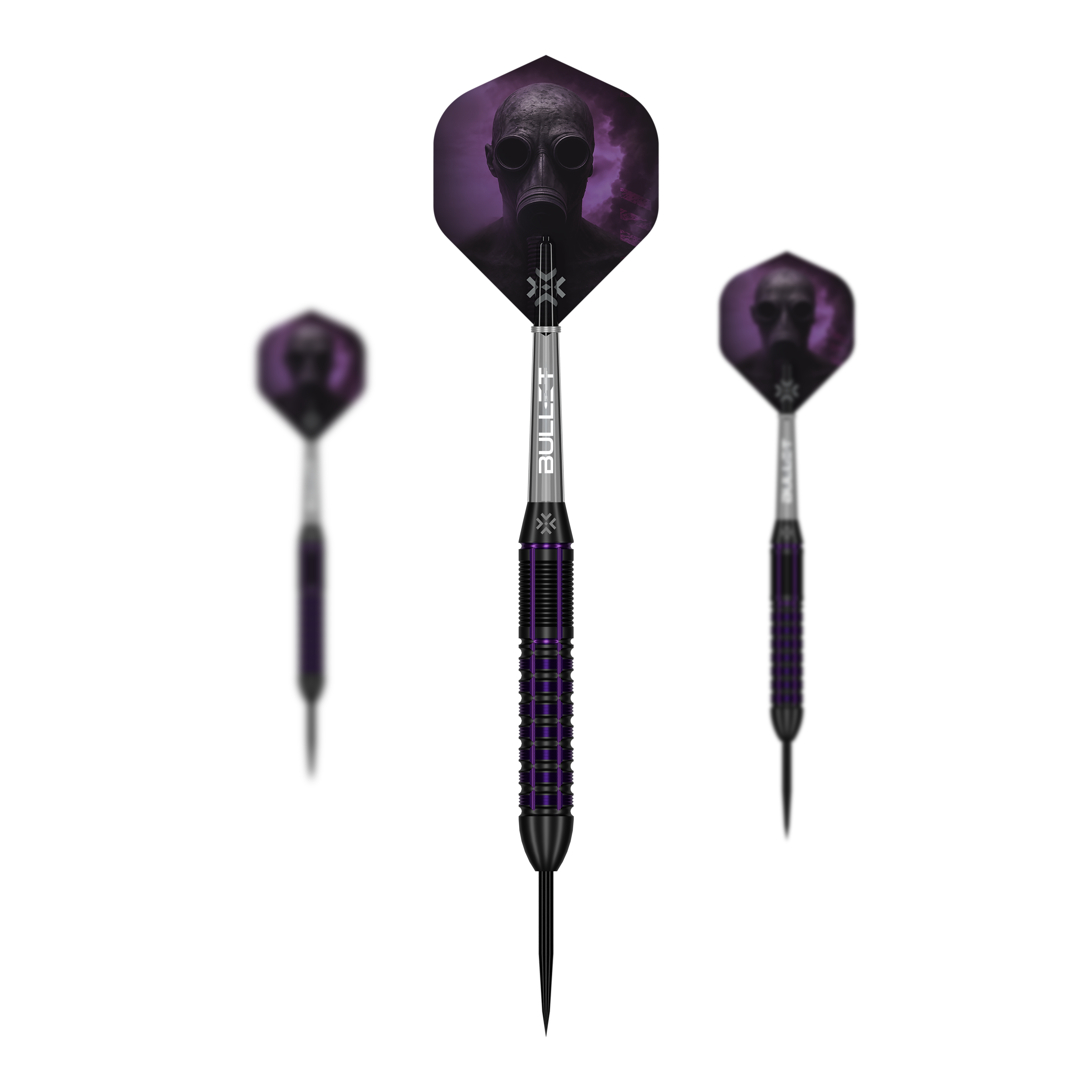Bullet Toxic Brass Steeldarts - 23g Bullet Toxic Brass Steeldarts - 23g