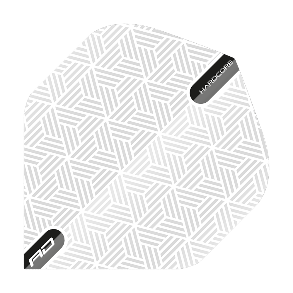 Red Dragon Hardcore White Standard Flights
