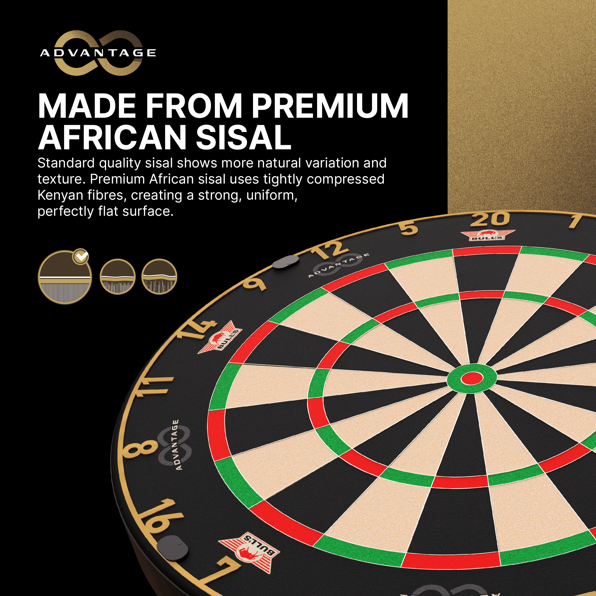 Bulls NL Advantage 8 Steeldartboard Abgebildet ist das Bulls NL Advantage 8 Steeldartboard. Es ist für das Dartspielen mit Stahlspitzen entwickelt.