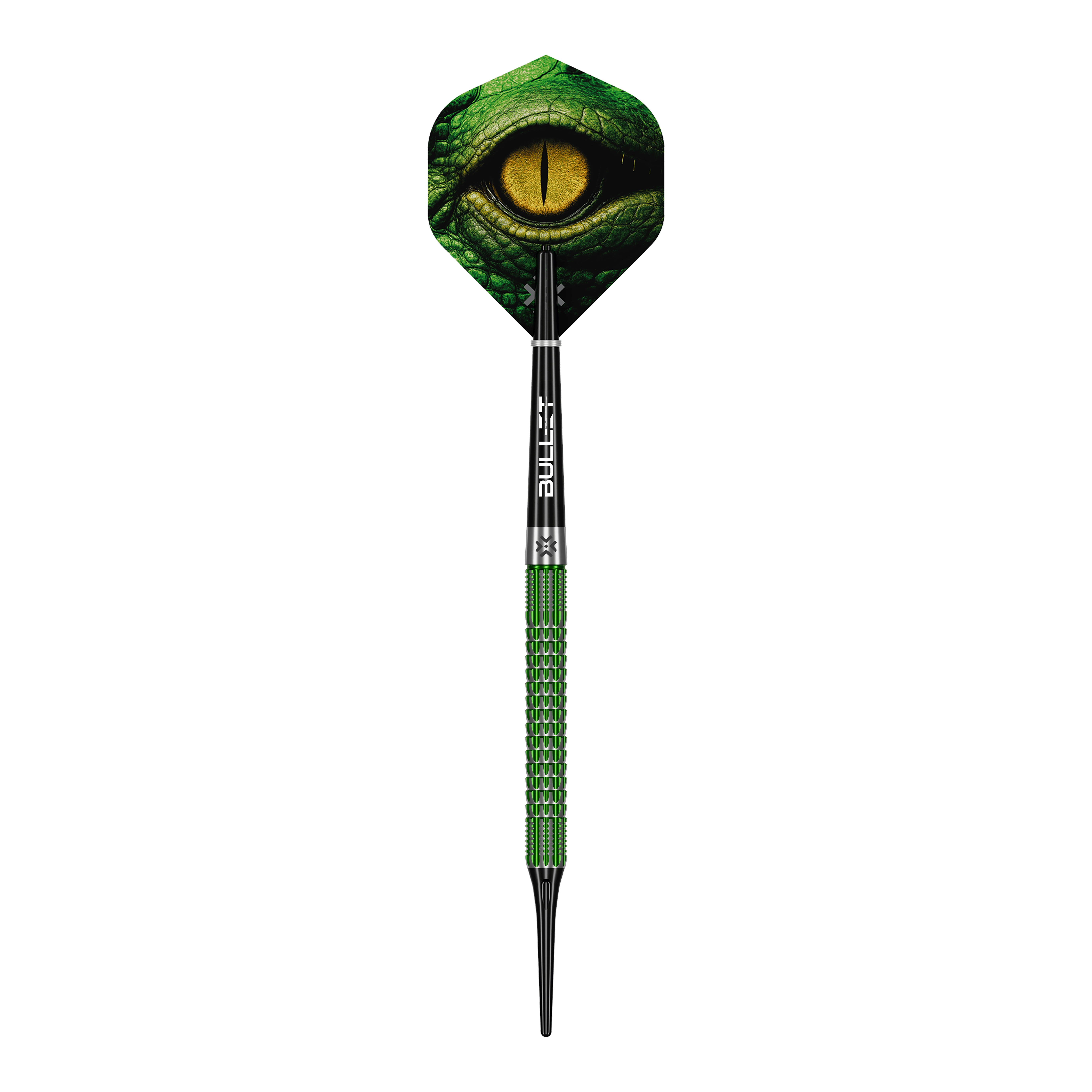 Bullet Gator Softdarts - 20g Das Bild zeigt Bullet Gator Softdarts - 20g. Diese Softdarts sind für präzises Dartspiel konzipiert.