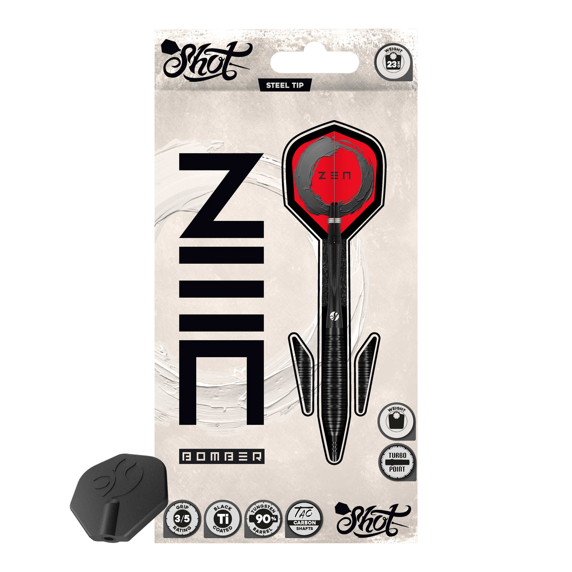 Shot ZEN Bomber Turbo Point Steeldarts