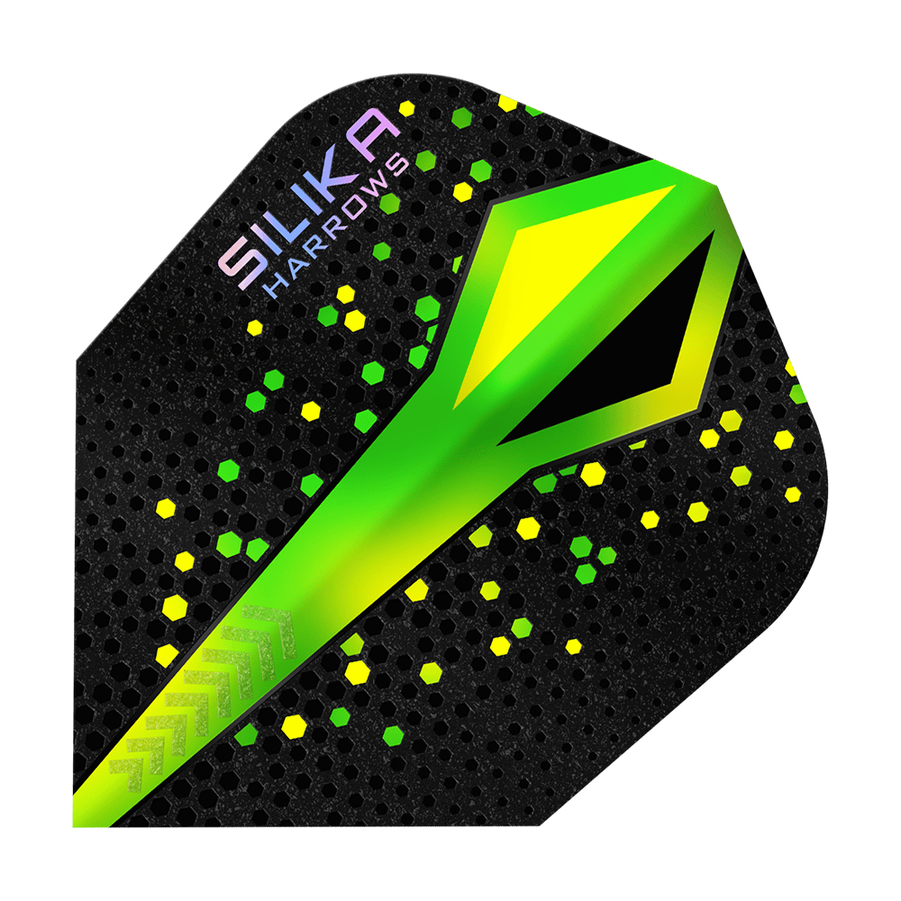 Harrows Silika Colourshift Tough Crystalline Coating Green No6 Flights Harrows Silika Colourshift Tough Crystalline Coating Green No6 Flights