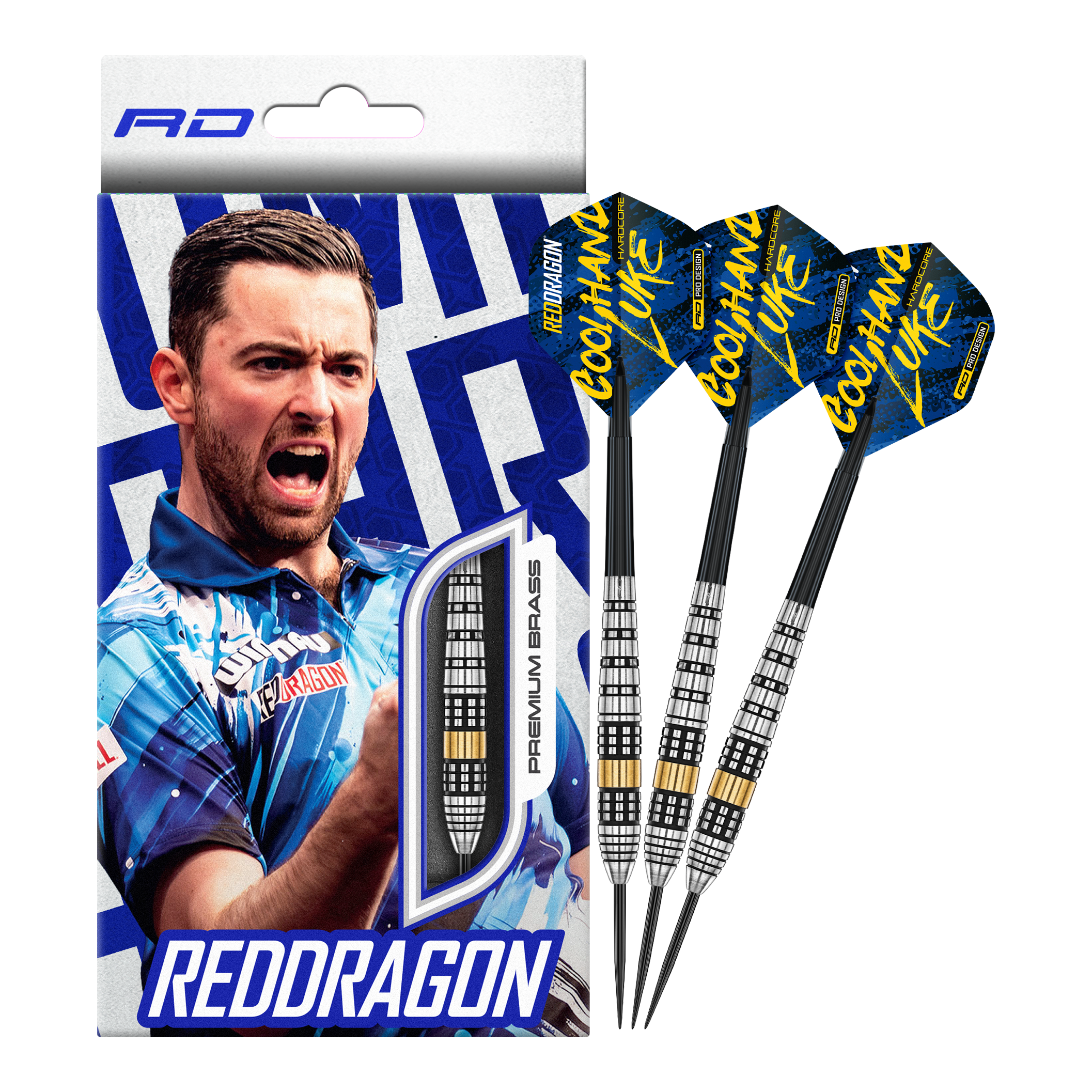Red Dragon Luke Humphries Brass Steeldarts - 21 g