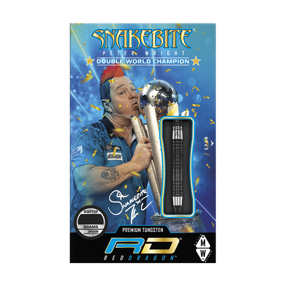 Red Dragon Peter Wright Double World Champion SE Black Softdarts - 20g