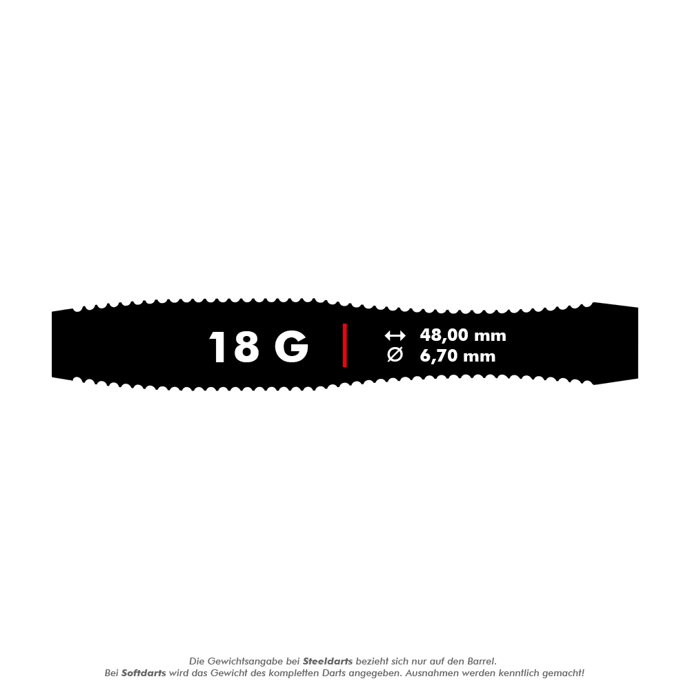 Harrows Anniversary Edition V-Wing Softdarts - 18g