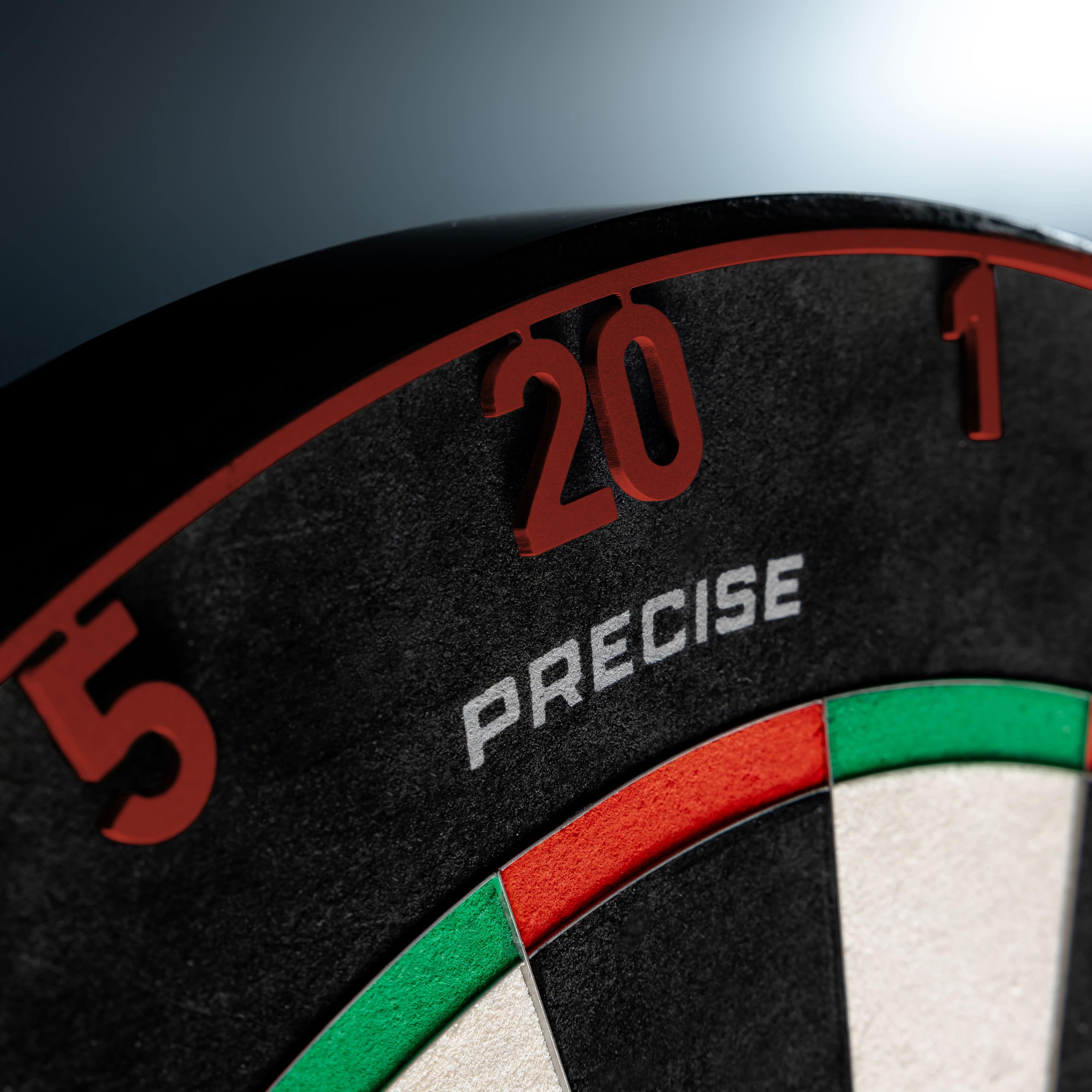 Precise 180 Endorphine Steeldartboard mit Nummernring - Faded Red Das Precise 180 Endorphine Steeldartboard mit Nummernring in Faded Red ist zu sehen. Die Abbildung präsentiert das Produkt in kräftigen Farbtönen.