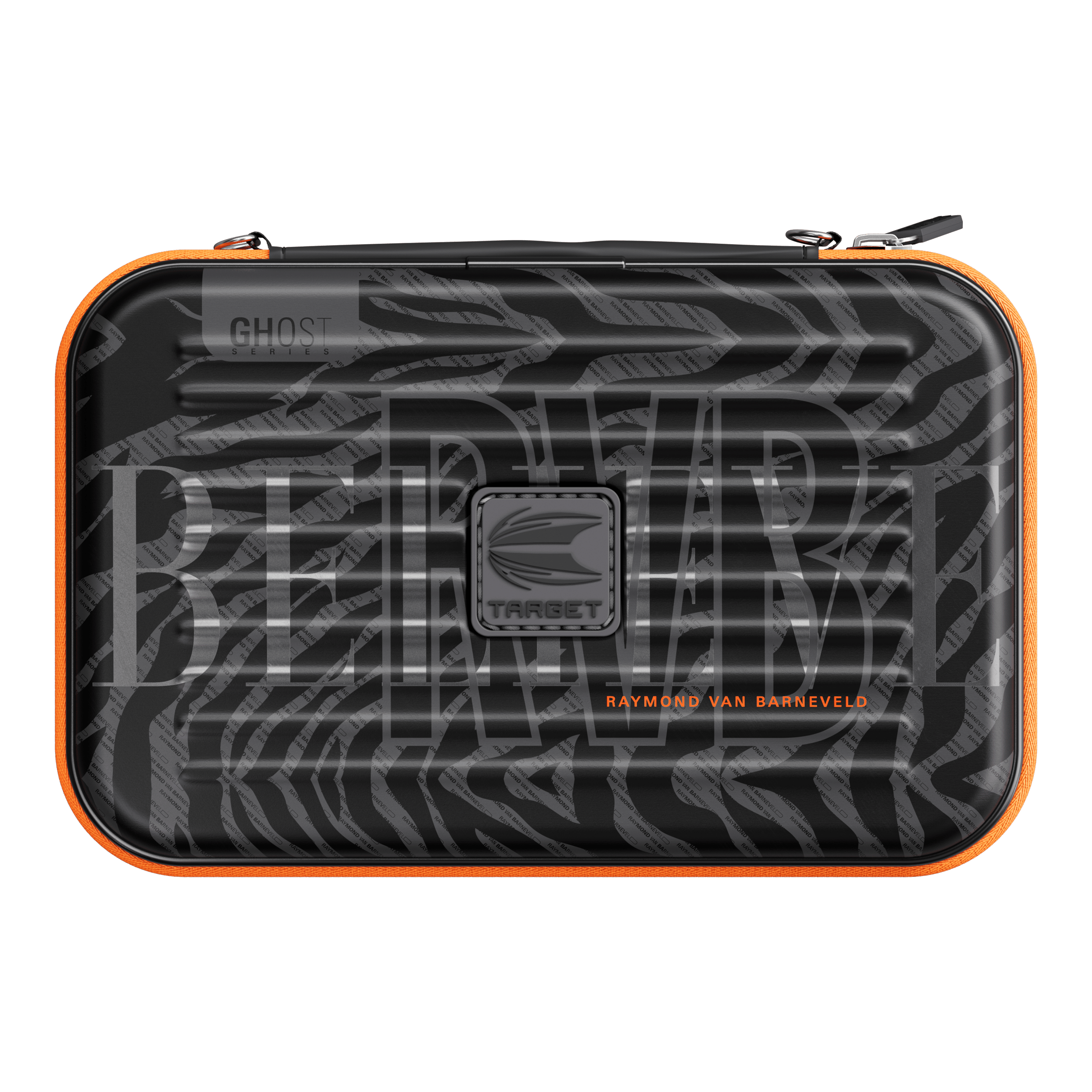 Takoma XL Ghost Series Raymond Van Barneveld Dartcase Zu sehen ist das Takoma XL Ghost Series Raymond Van Barneveld Dartcase. Die Tasche bietet Schutz und Stil für Dartspieler.