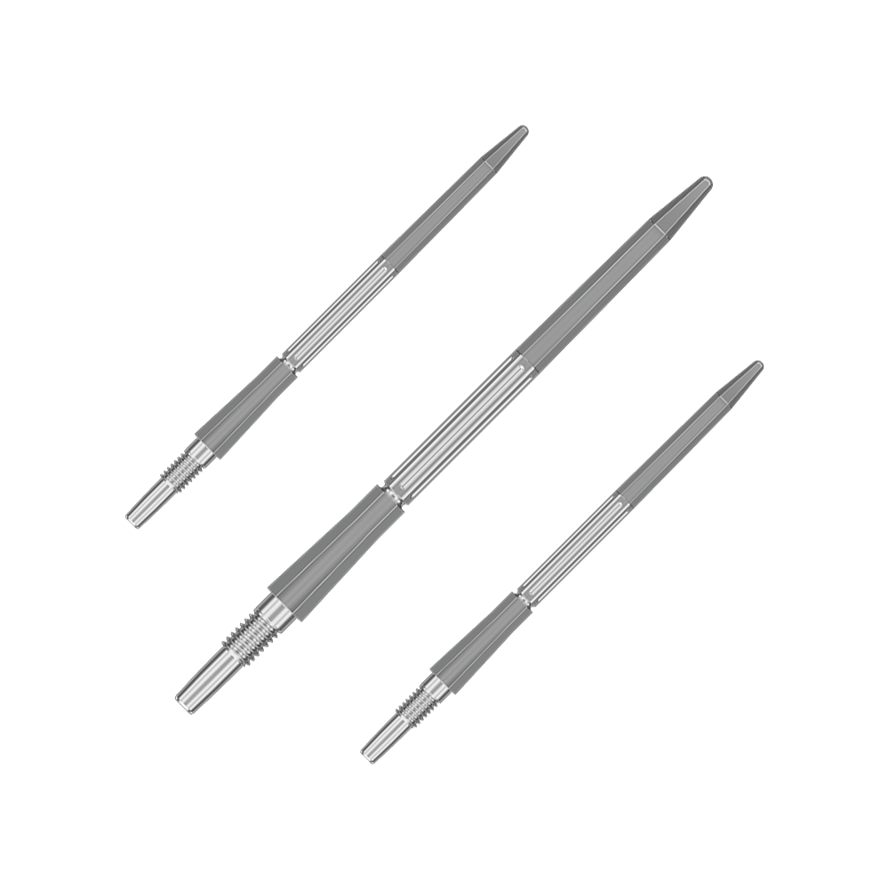Target Elysian Archetype 43 Swiss Point Steeldartspitzen - Silber Das Bild zeigt ein Set der Target Elysian Archetype 43 SwissPoint Dartspitzen in Silber mit 42 mm Länge. Die Spitzen sind geeignet für professionelle Dartspiele.