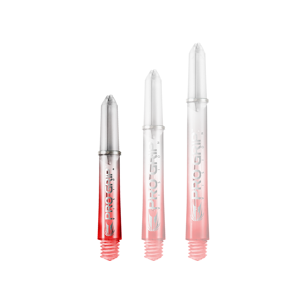 Target Pro Grip Vision Shafts - 3 Sets - Rot