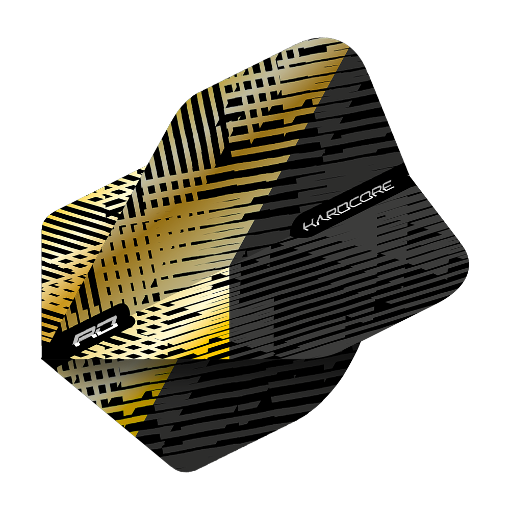 Red Dragon Hardcore Premium Gold Black Fleck Standard Flights