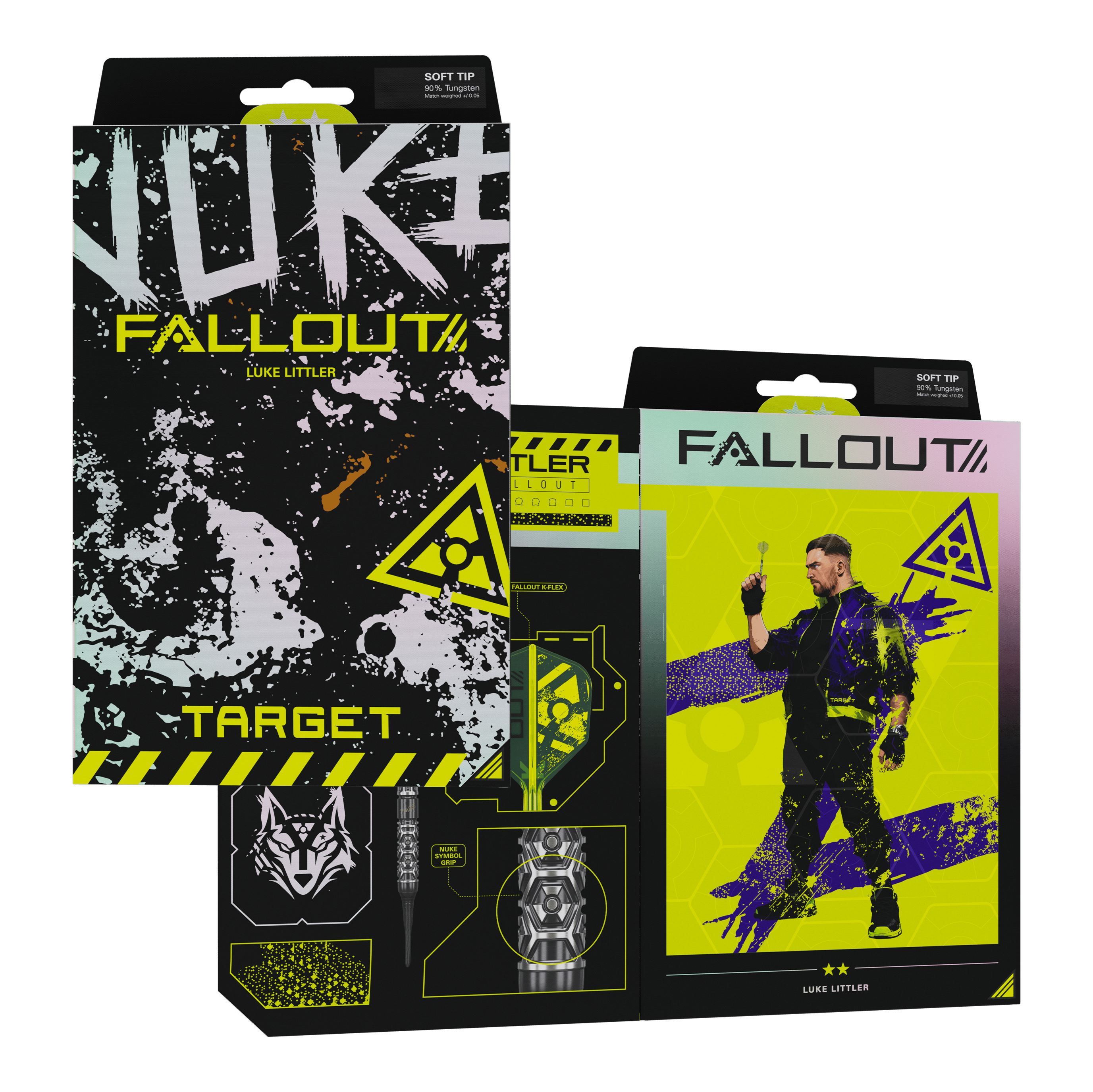 Target Luke Littler Nuke Fallout Softdarts - 19g