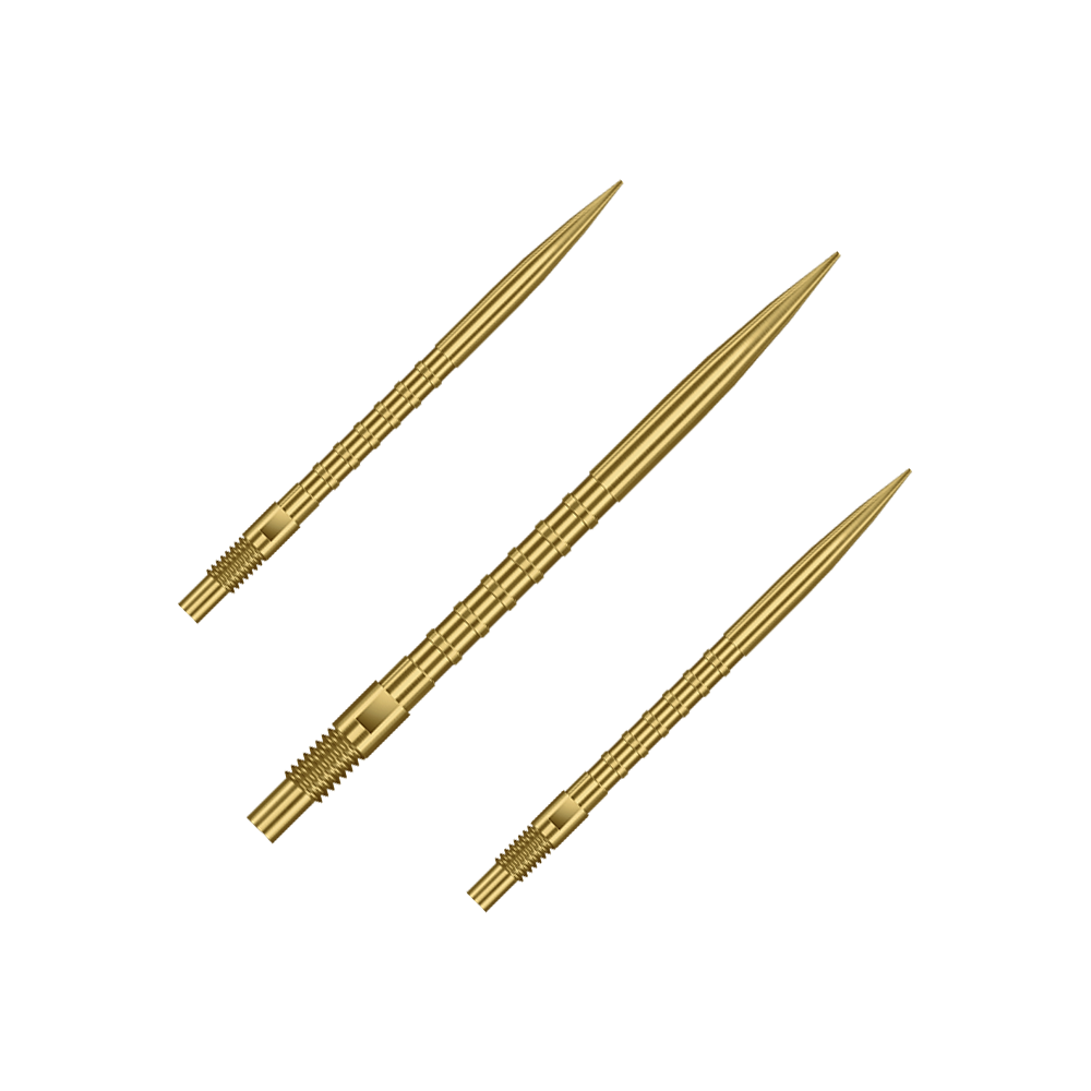 Harrows Quick Point Heavy Metal Dartspitzen - Gold | 35 mm | 22-QP33430