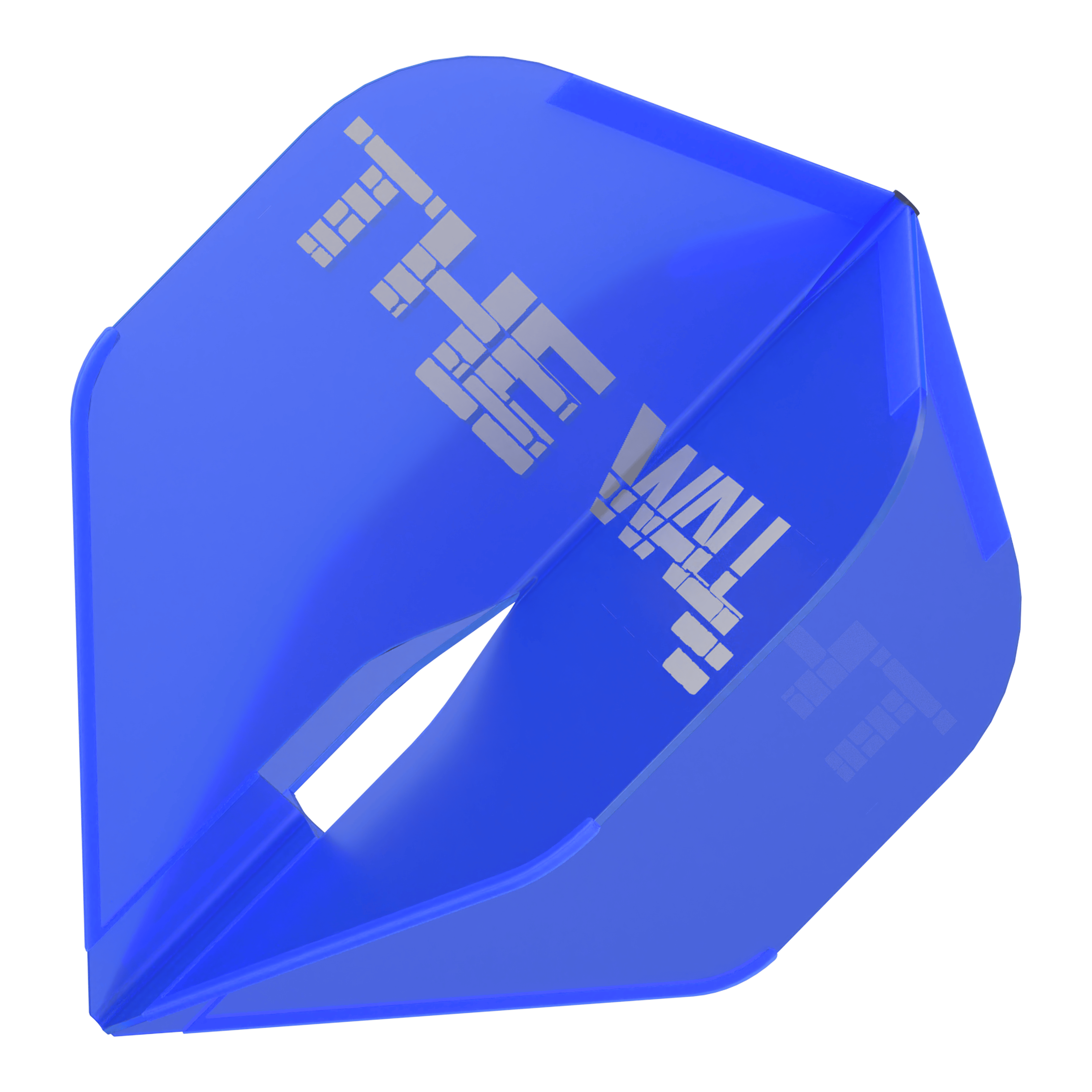 L-Style Martin Schindler Blau L1PRO Flights Dies ist ein blauer Dartflight des Modells "L-Style Martin Schindler Blau L1PRO". Auf dem Flight steht in weißen Blockbuchstaben "THE WALL".