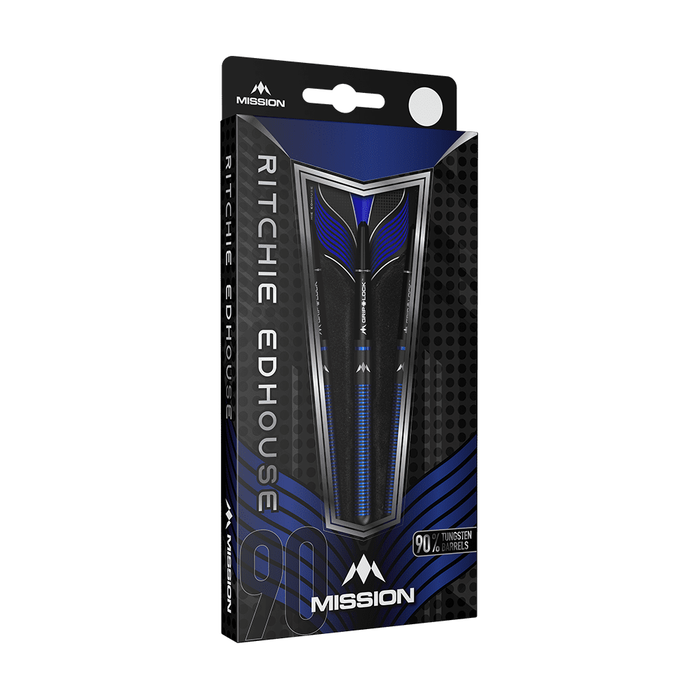 Mission Ritchie Edhouse Black Titanium Steeldarts - 23g