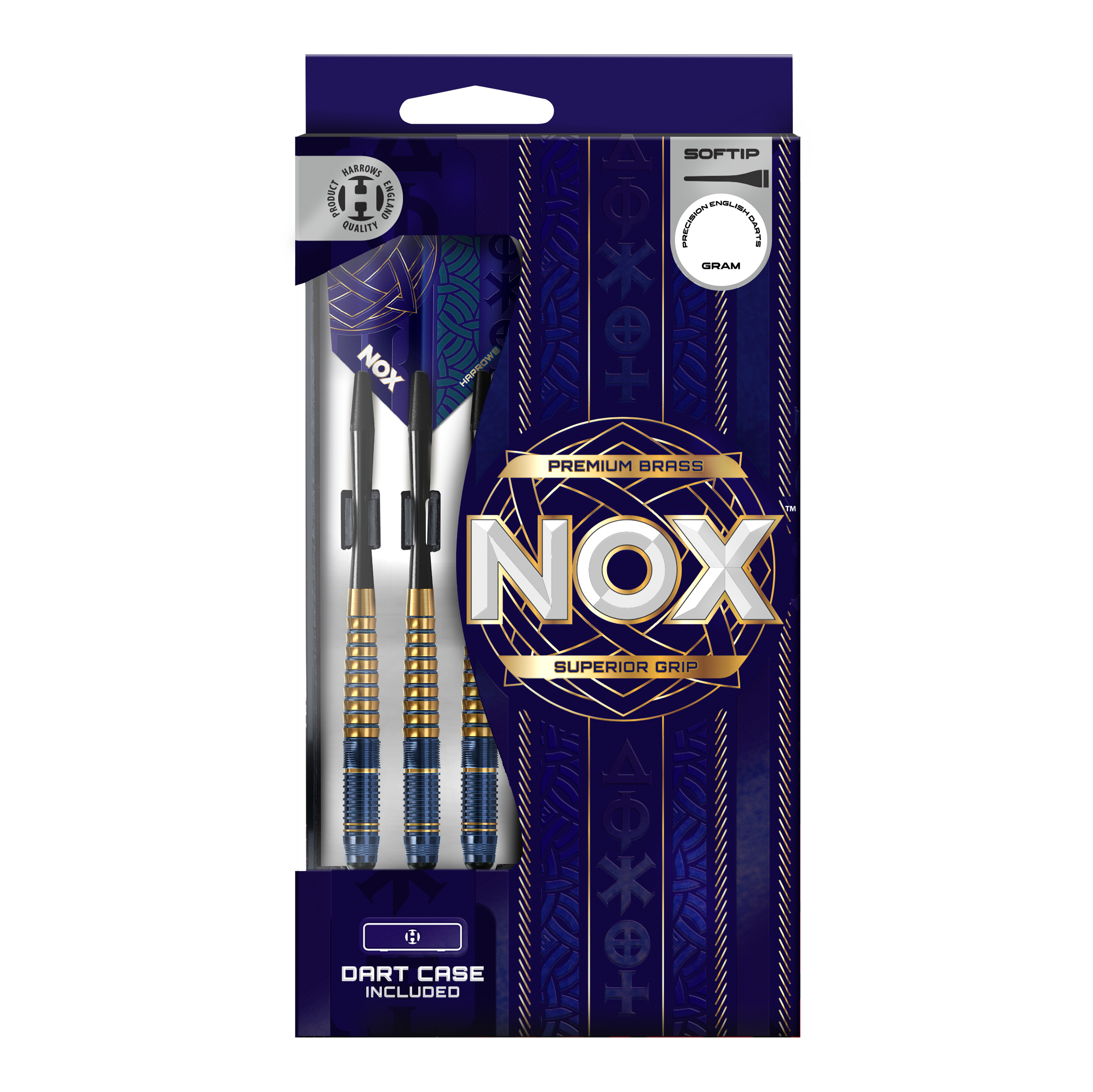 Harrows Nox Premium Brass Softdarts Harrows Nox Premium Brass Softdarts. Die Abbildung zeigt Premium Softdarts aus Messing von Harrows.