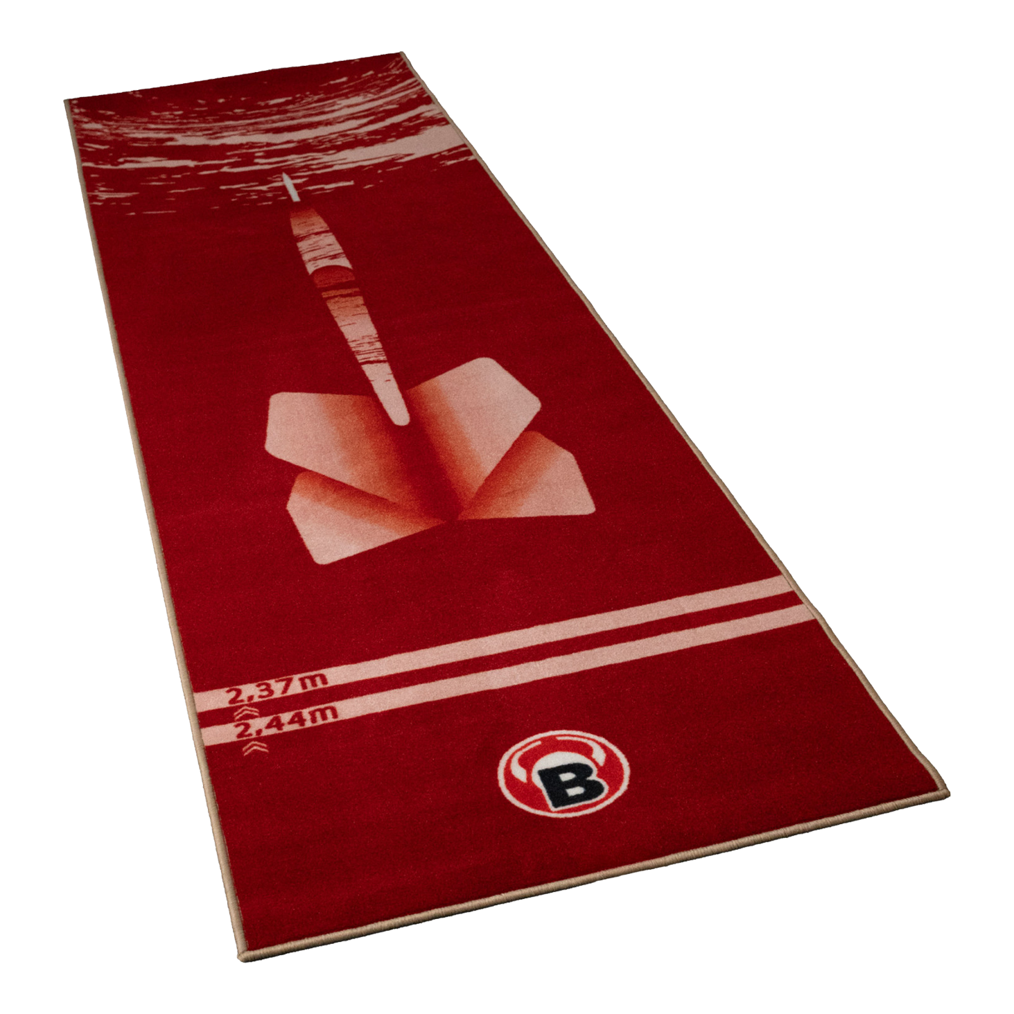 Beazd Carpet-Mat Teppich 180 - Red