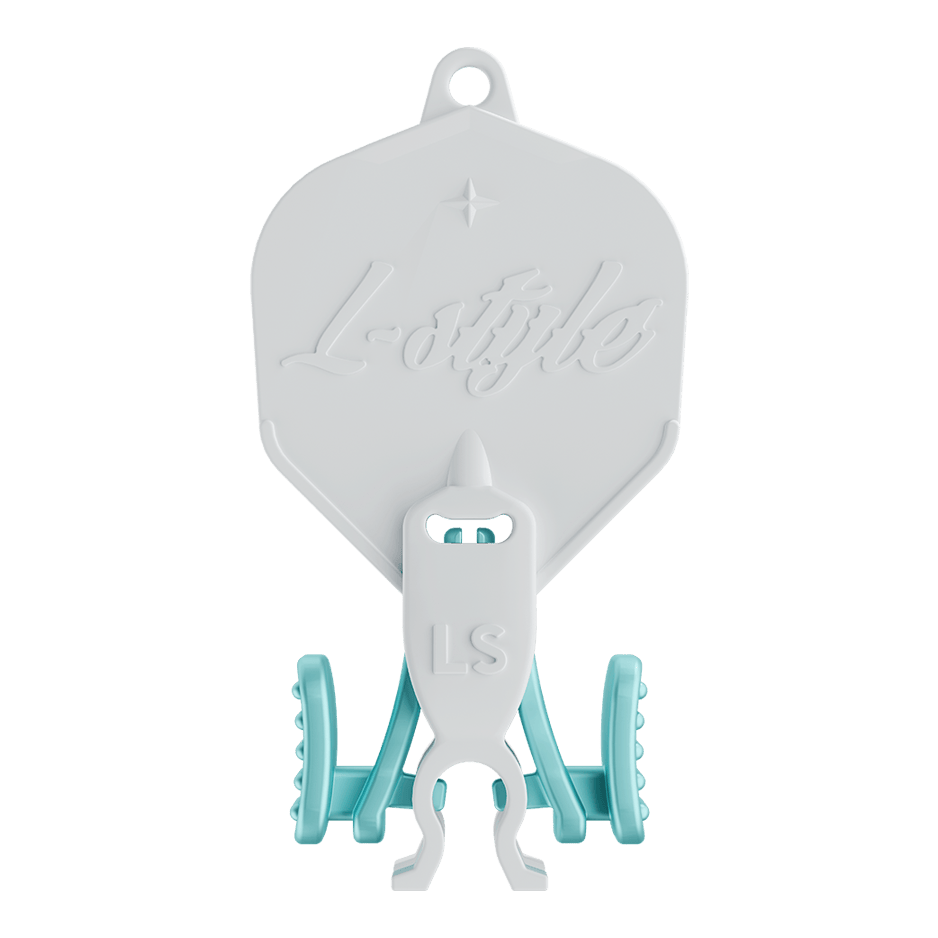 Abgebildet ist das L-Style L-System Key-2 Flight Shaft Remover Tool. Mit diesem Tool können Dart-Shafts einfach entfernt werden.