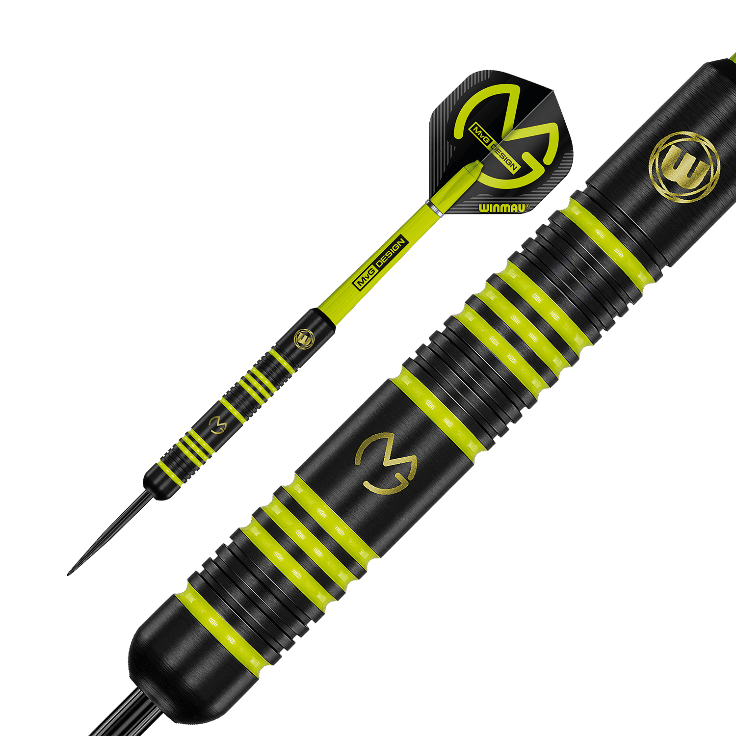 Winmau Michael van Gerwen Ambition Black Brass Steeldarts