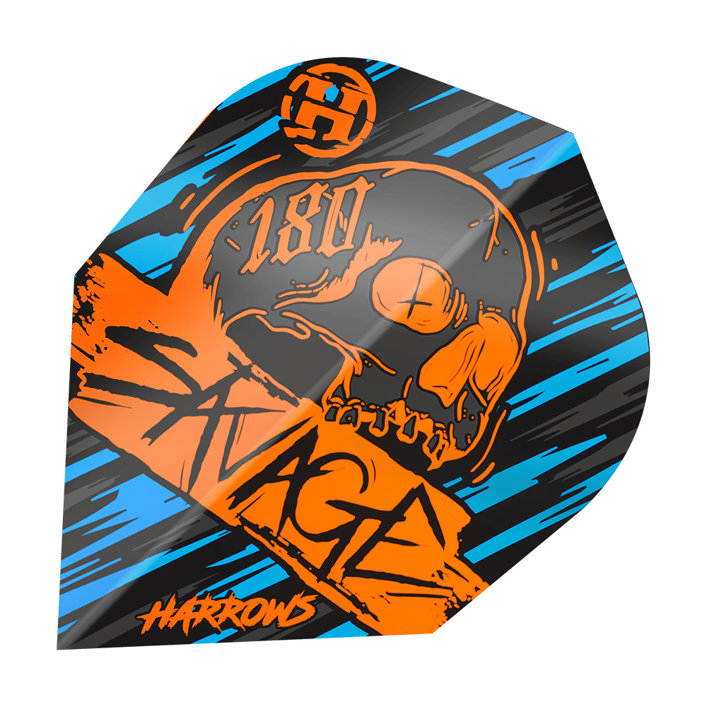 Harrows Savage Blue Orange No6 Flights