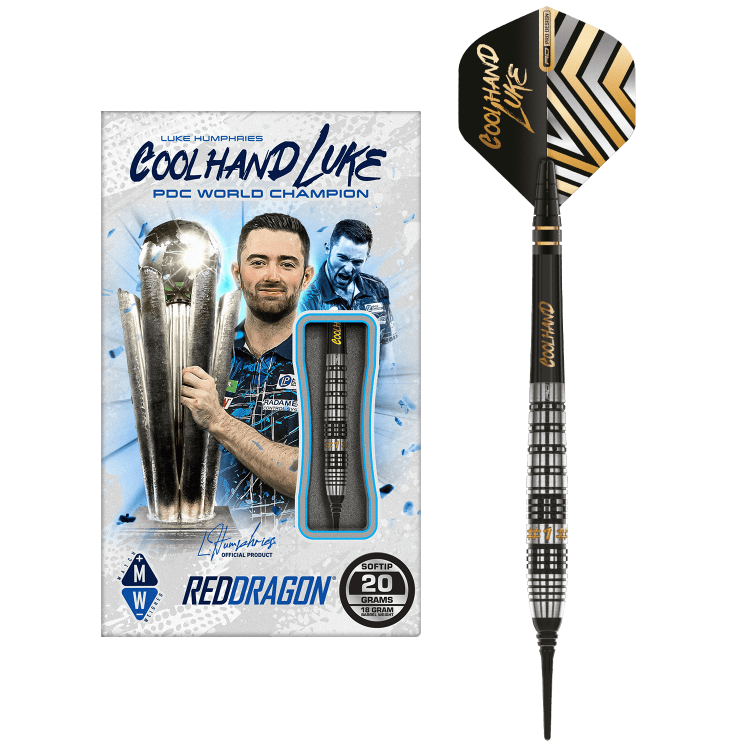 Red Dragon Luke Humphries Prestige Softdarts