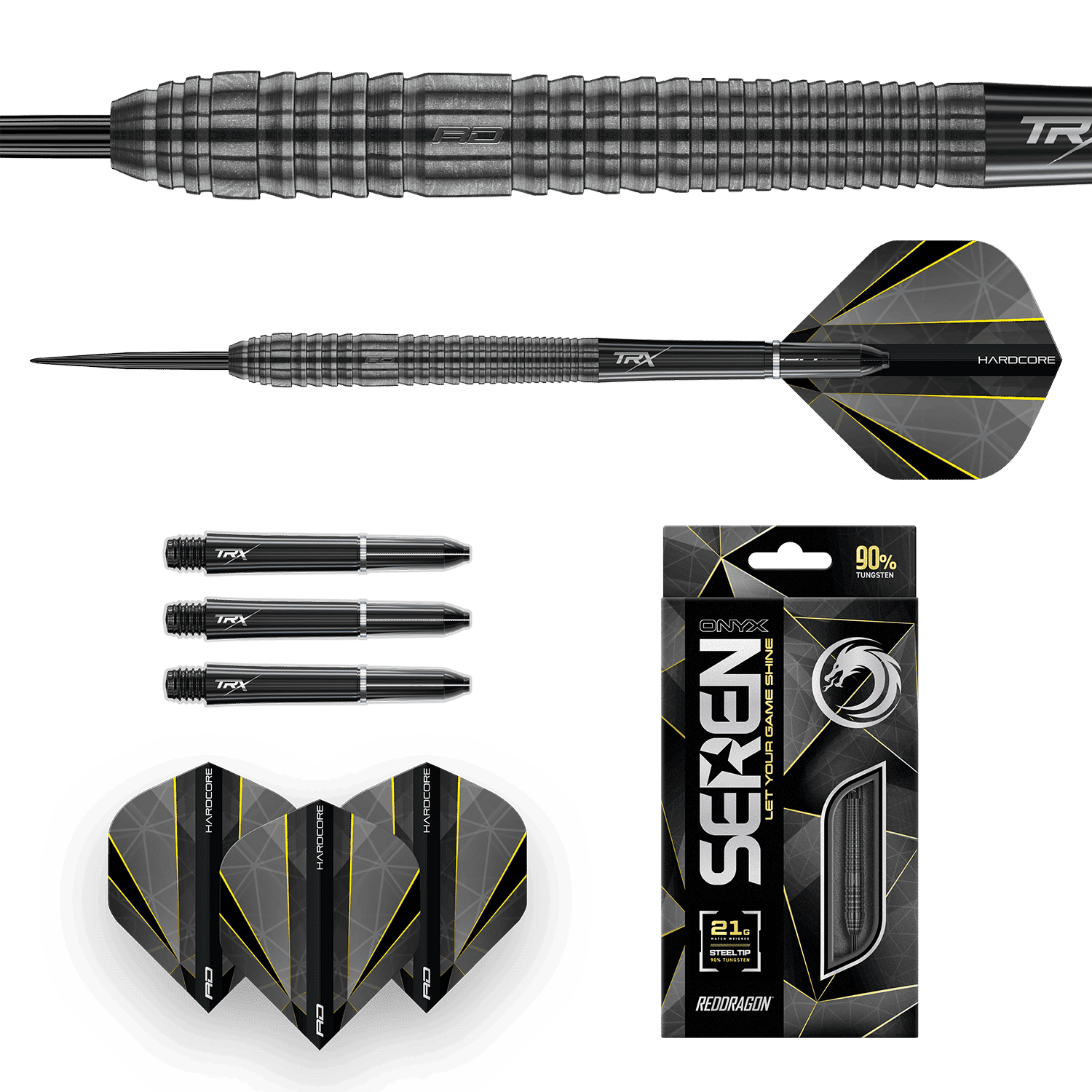 Red Dragon Seren 2 Onyx Steeldarts