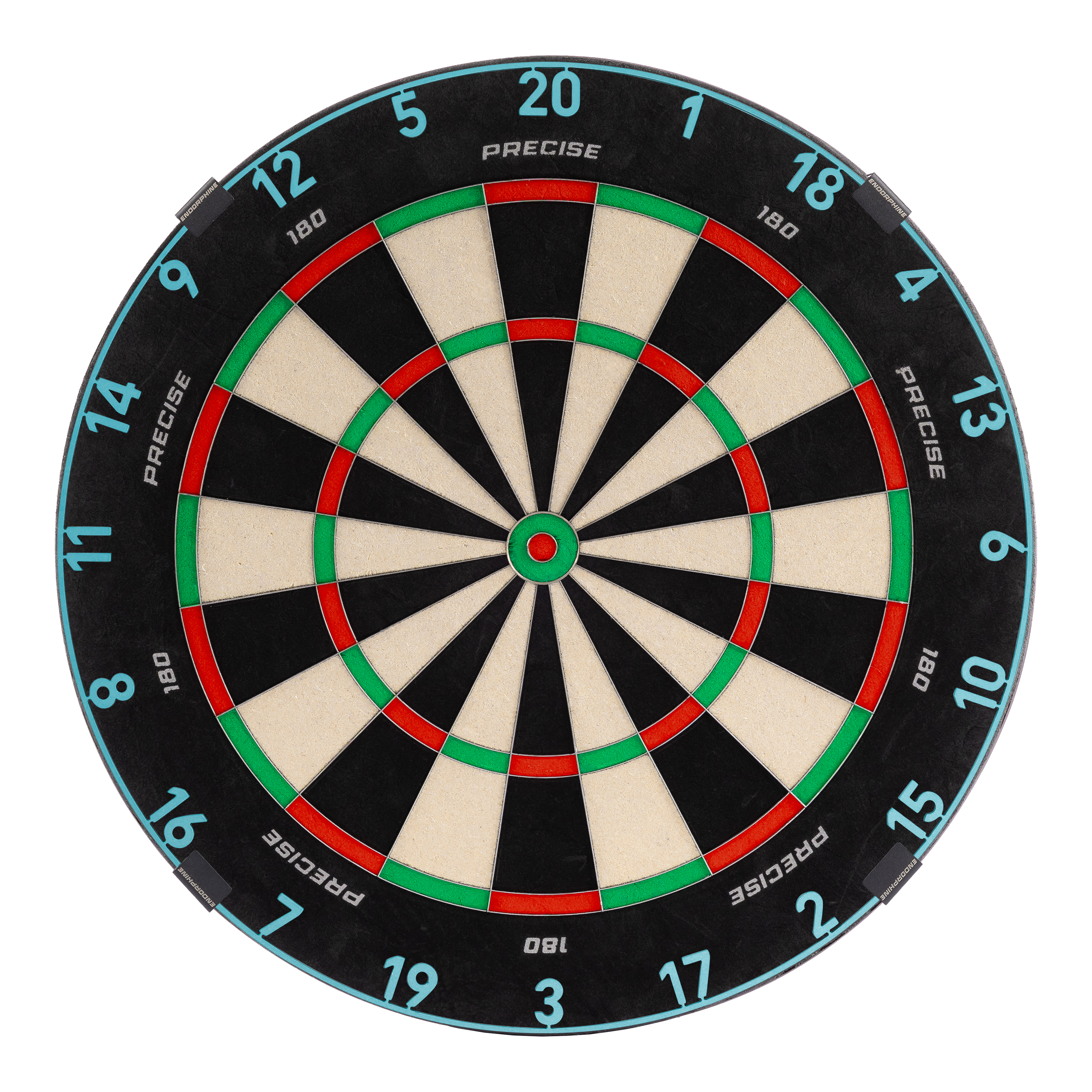 Precise 180 Endorphine Steeldartboard mit Nummernring - Infinity Blue Precise 180 Endorphine Steeldartboard mit Nummernring - Infinity Blue