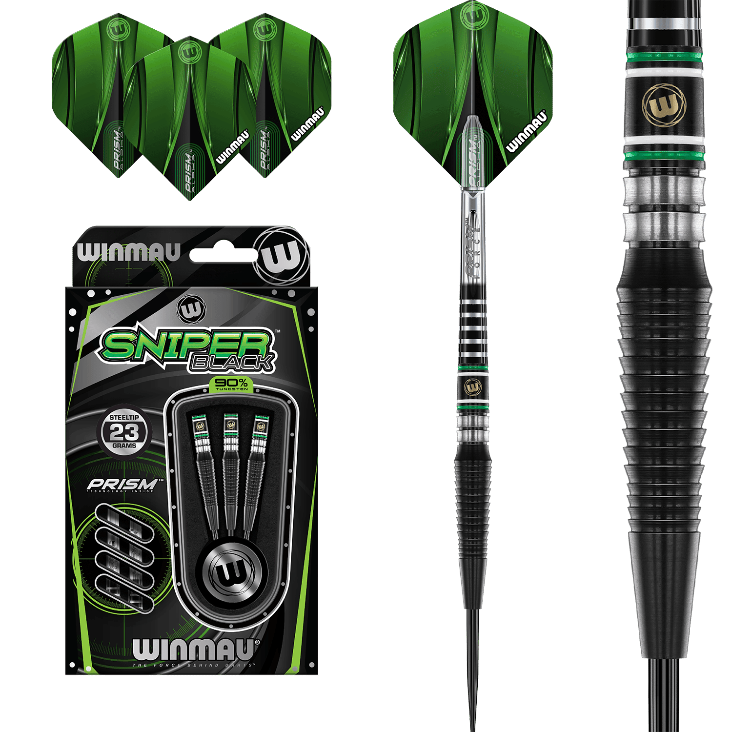 Winmau Sniper Black Steeldarts