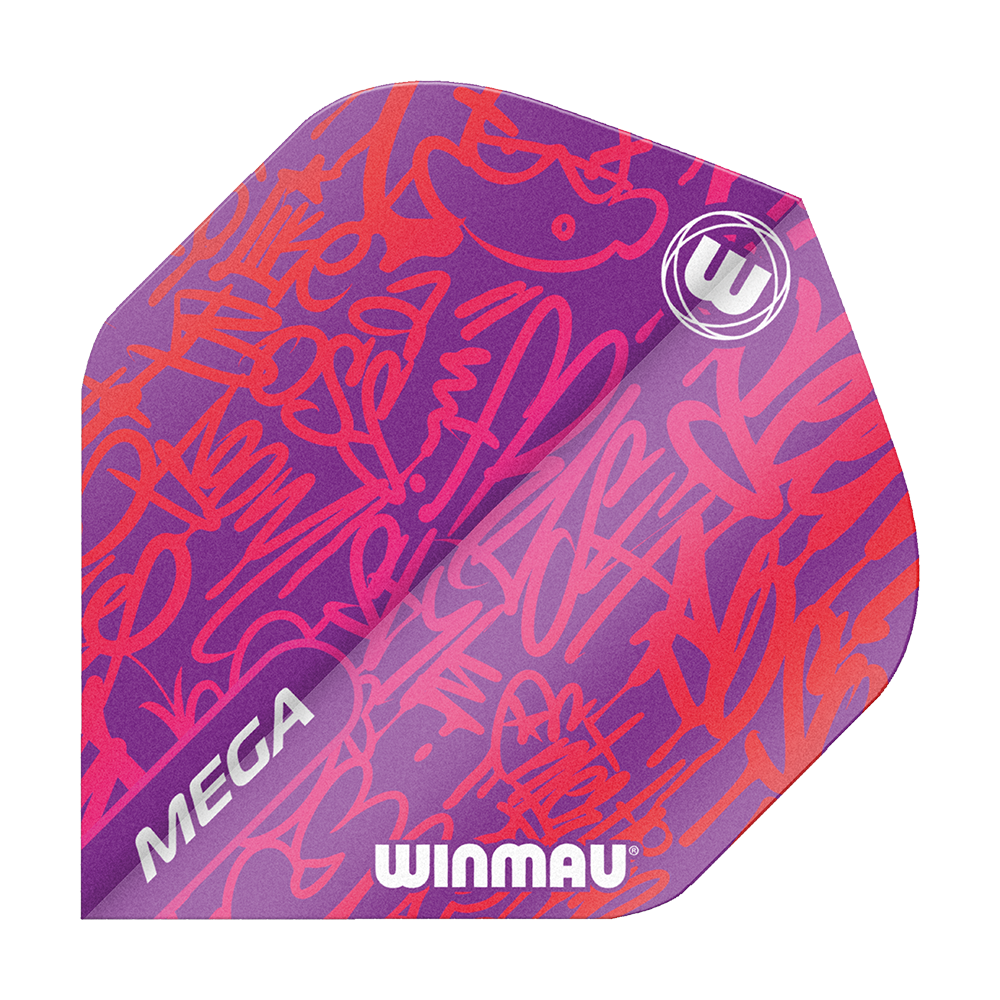 Winmau Mega Red Standard Flights Winmau Mega Red Standard Flights