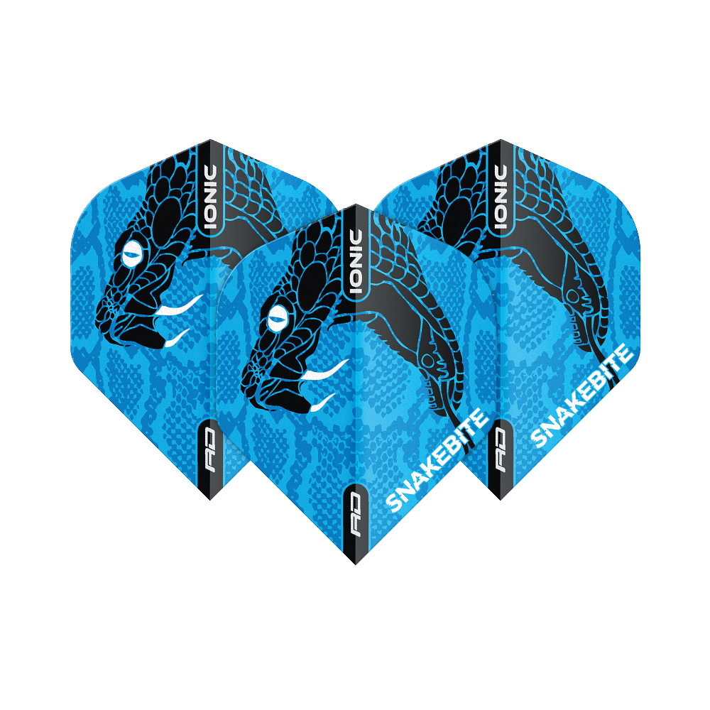 Red Dragon Hardcore Ionic Snakebite Blue Head Standard Flights