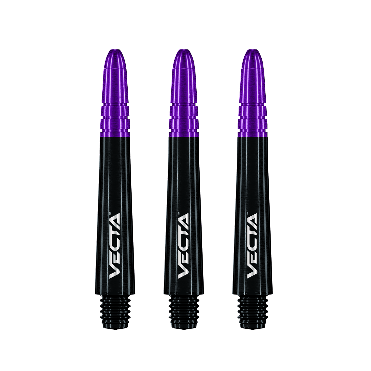 Winmau Vecta Shafts schwarz-lila