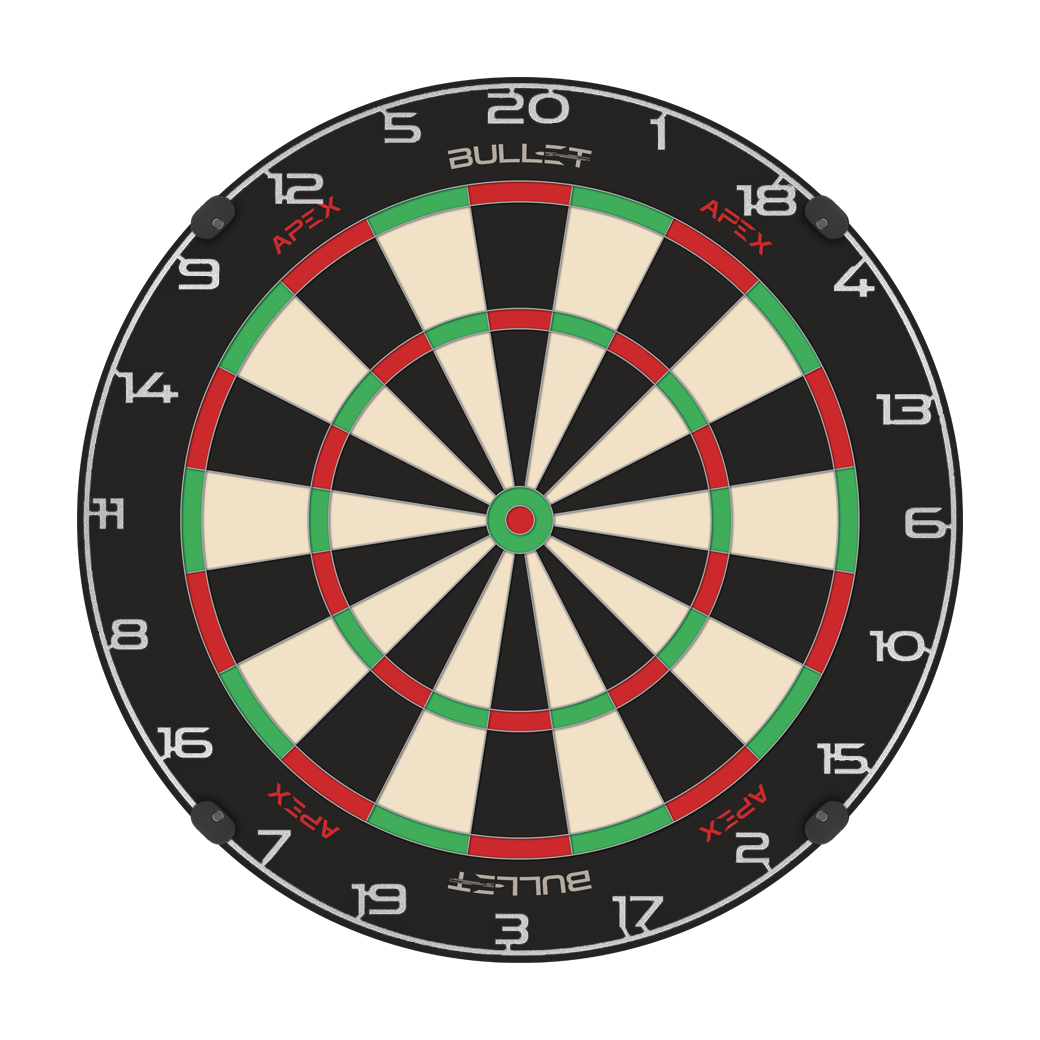 Dargestellt ist ein weiterer silberner Dartboard-Zahlenring. Er wird verwendet, um die Punktzahlen beim Dart zu markieren.