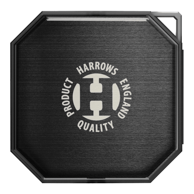 Harrows Premium Quick Point Tool Case Das Bild zeigt das Harrows Premium Quick Point Tool Case. Es handelt sich um eine hochwertige Aufbewahrungslösung für Dartzubehör.