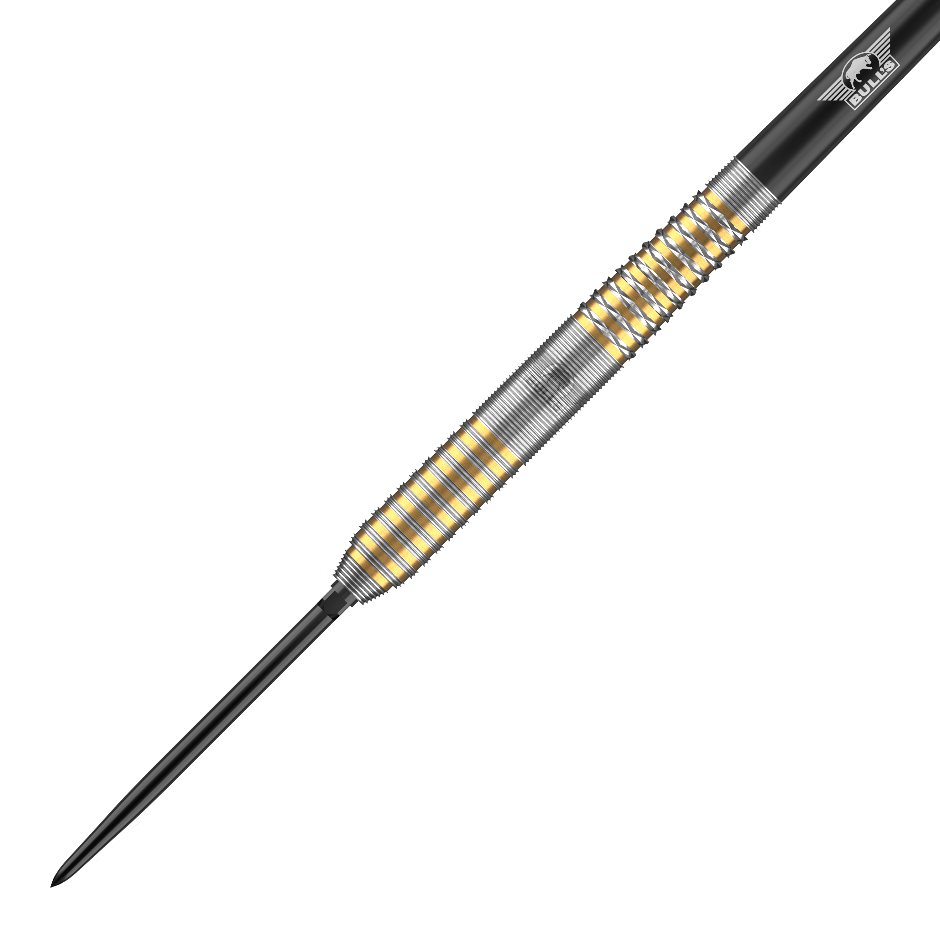 Bulls NL Vintago Ghost Convertible Points Steeldarts Das Bild zeigt die Bulls NL Vintago Ghost Convertible Points Steeldarts. Es handelt sich um hochwertige Steeldarts mit auswechselbaren Spitzen.