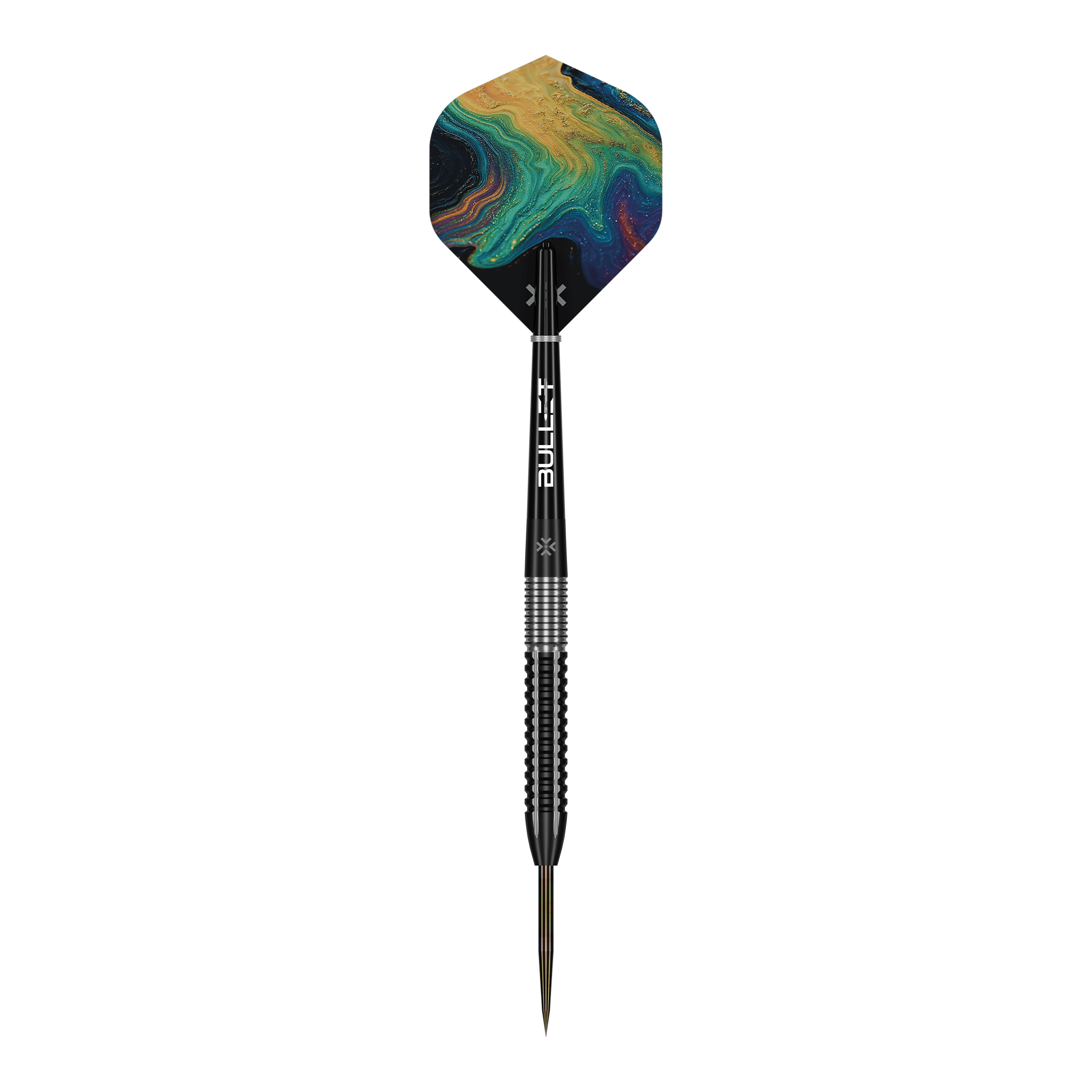 Bullet Diesel Steeldarts Auf dem Bild sieht man die Bullet Diesel Steeldarts. Das Produkt ist für Dartliebhaber konzipiert.