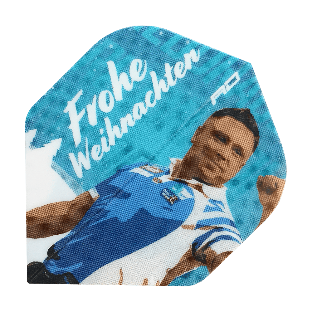 Red Dragon Merry Christmas Flights Gerwyn Price Blue