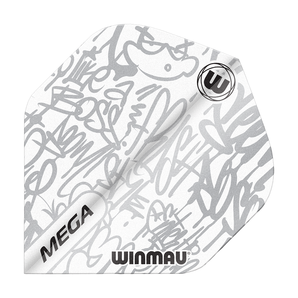 Winmau Mega White Standard Flights